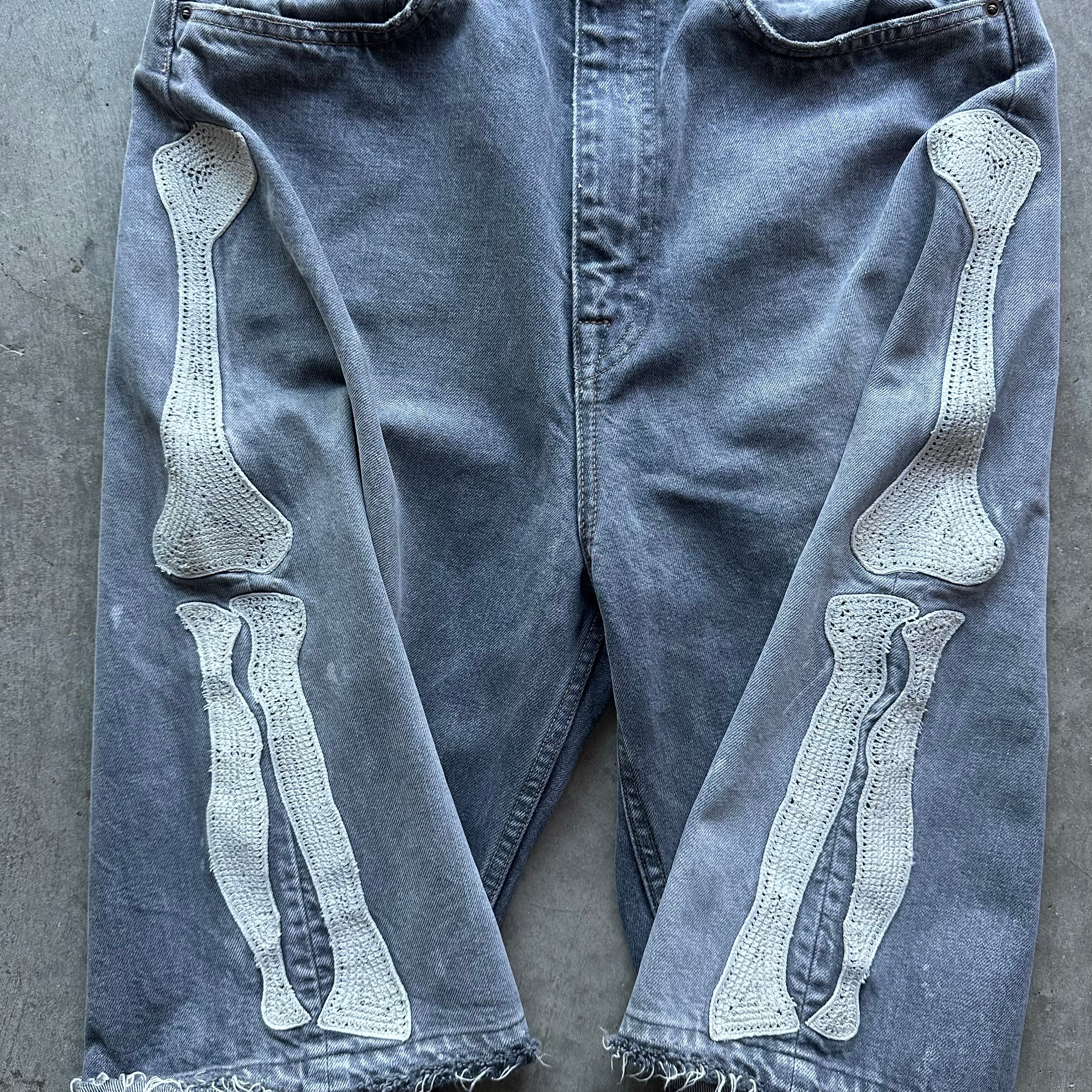 34w Kapital Bone Shorts