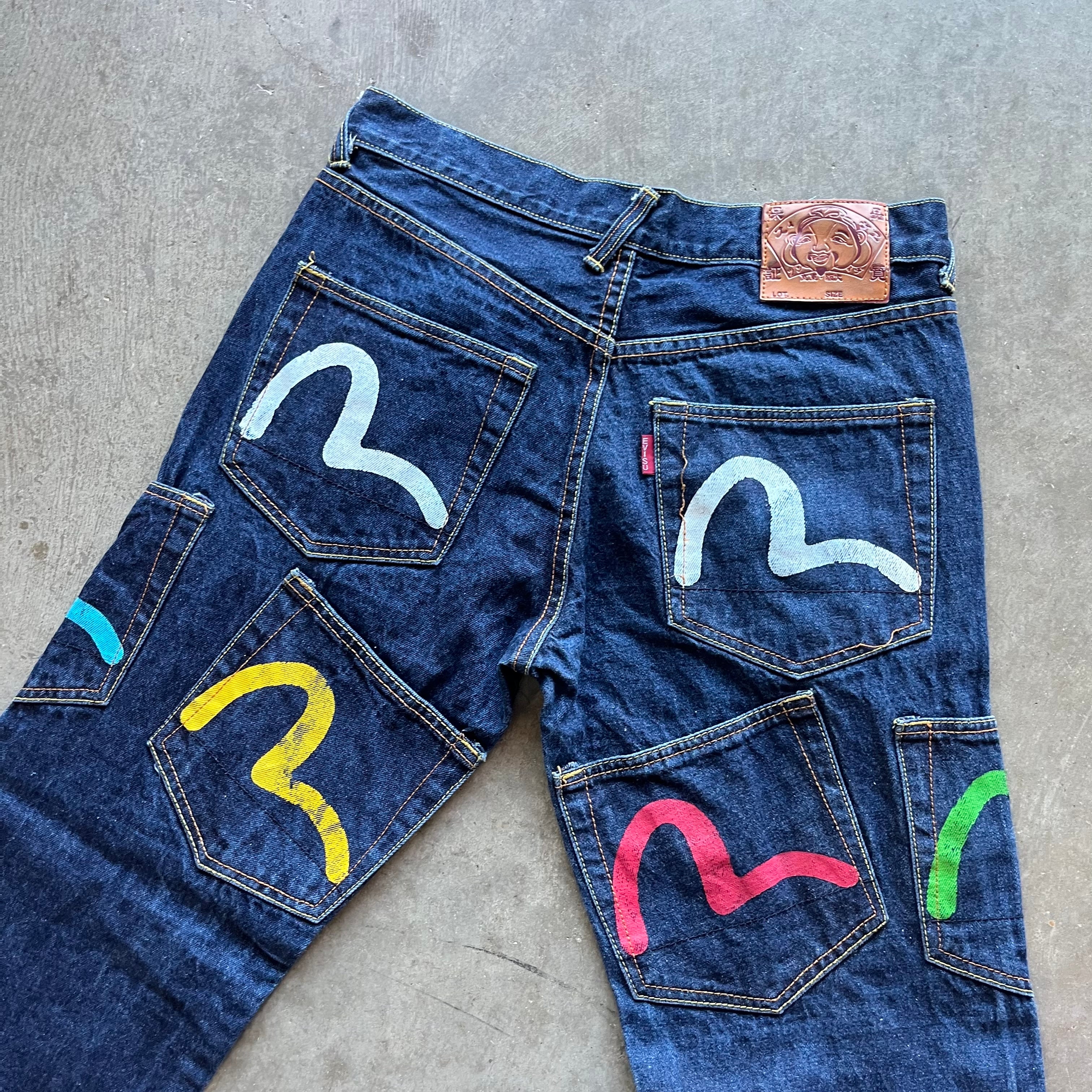 32x32 Evisu Multipocket Jeans