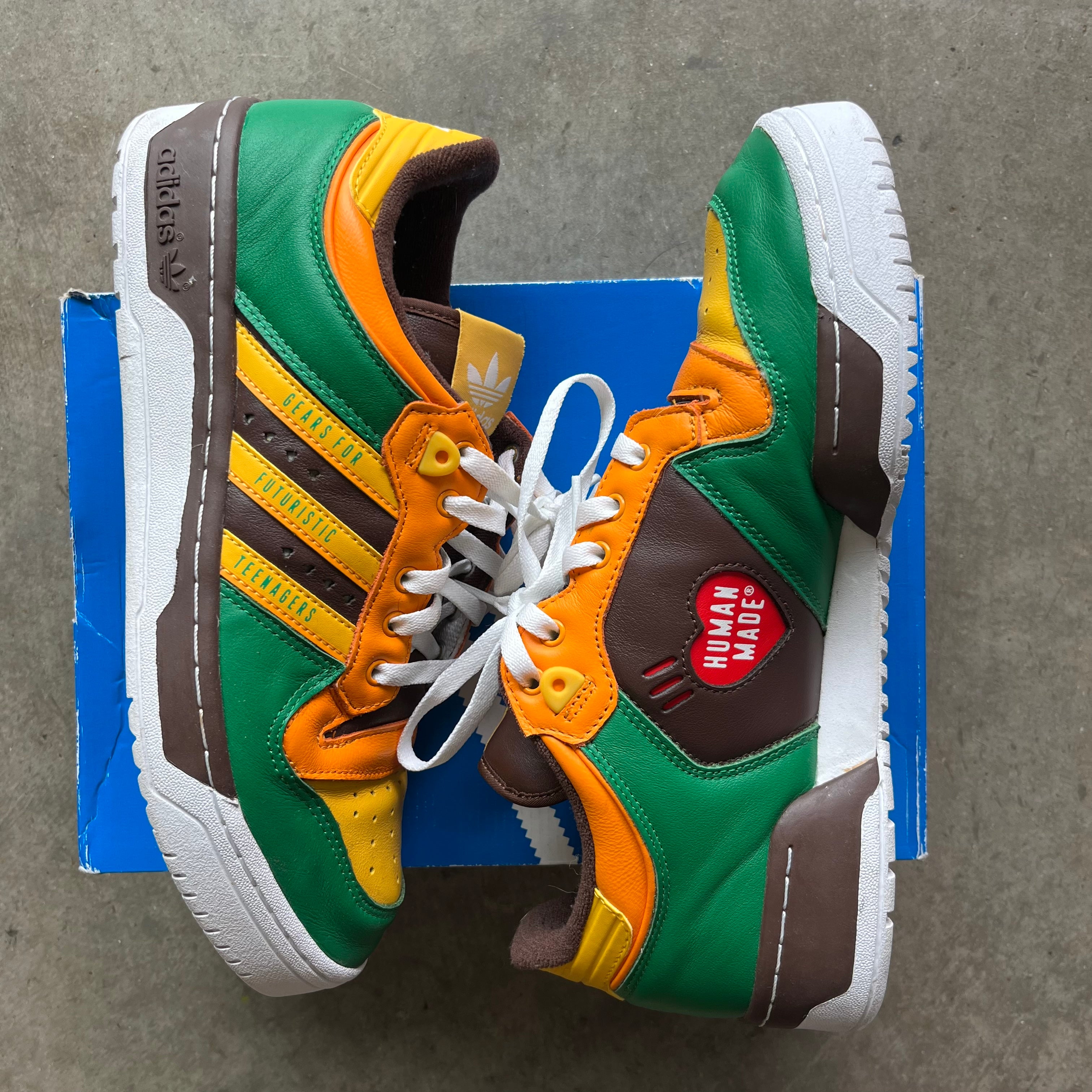 10.5 Used Adidas Rivalry Human Made