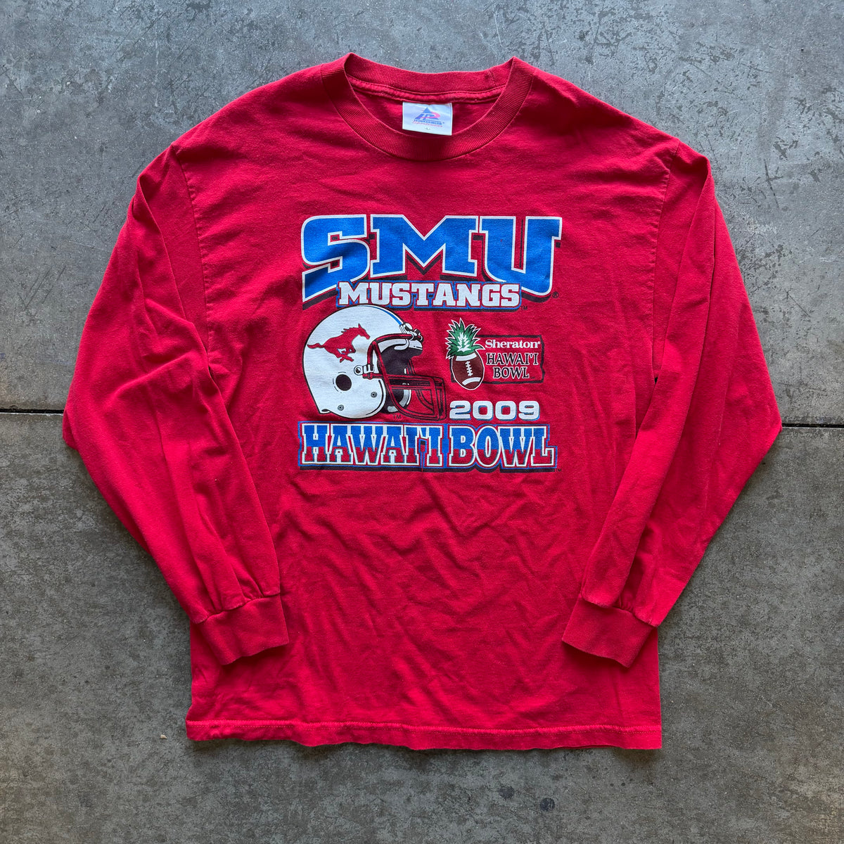 L 08 SMU Football Tee