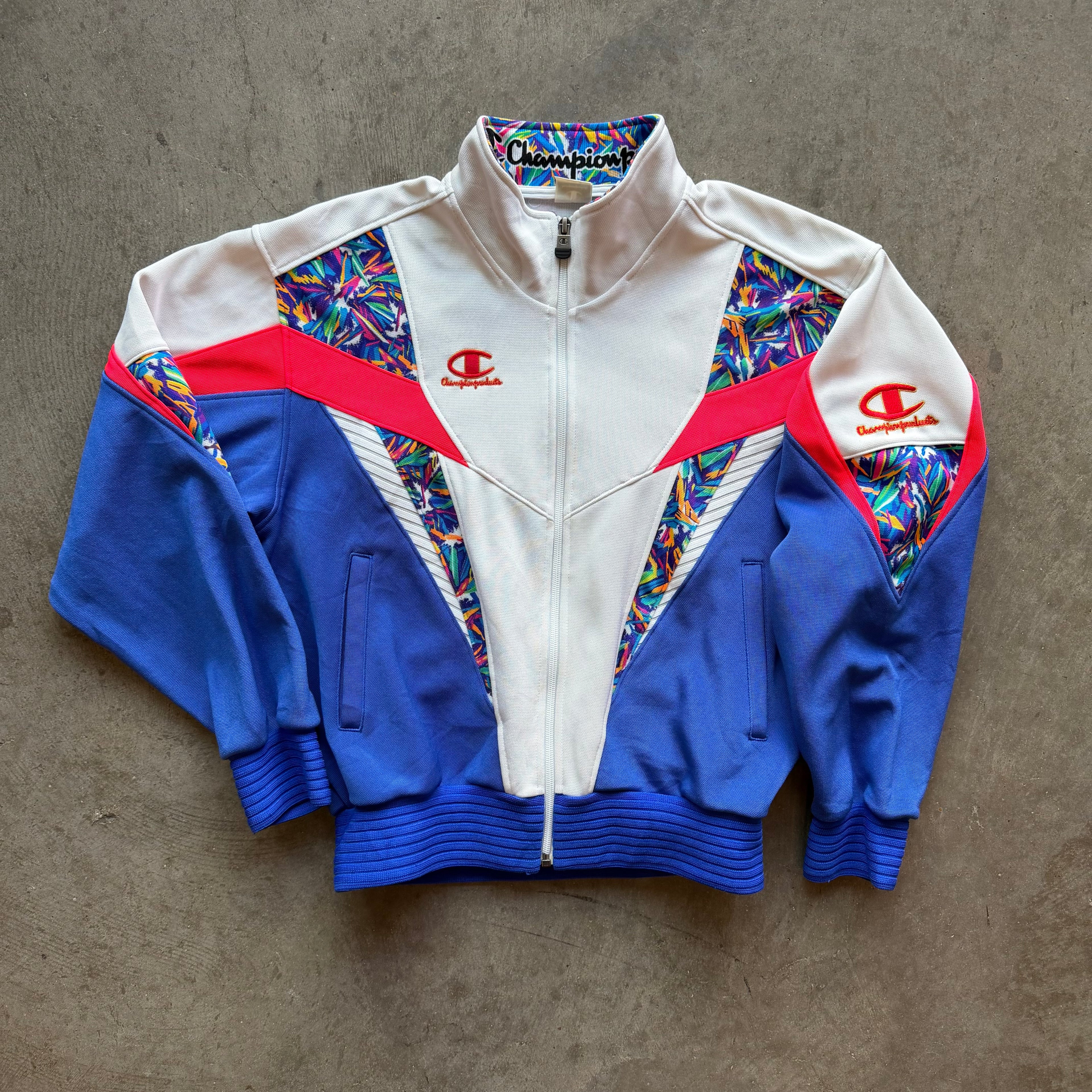 L 80s Champion Running Jacket