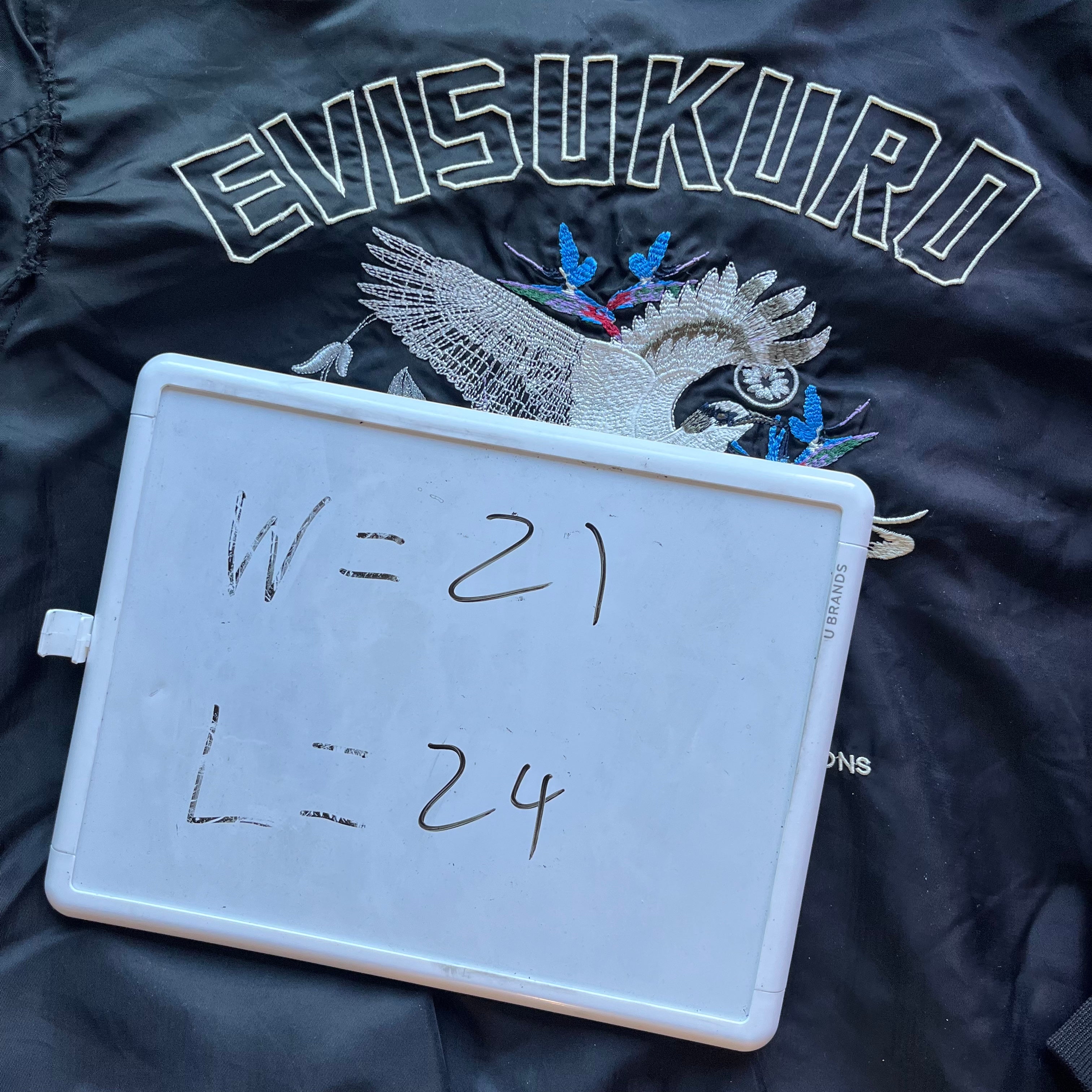 L Evisu Kuro Bird Bomber Jacket