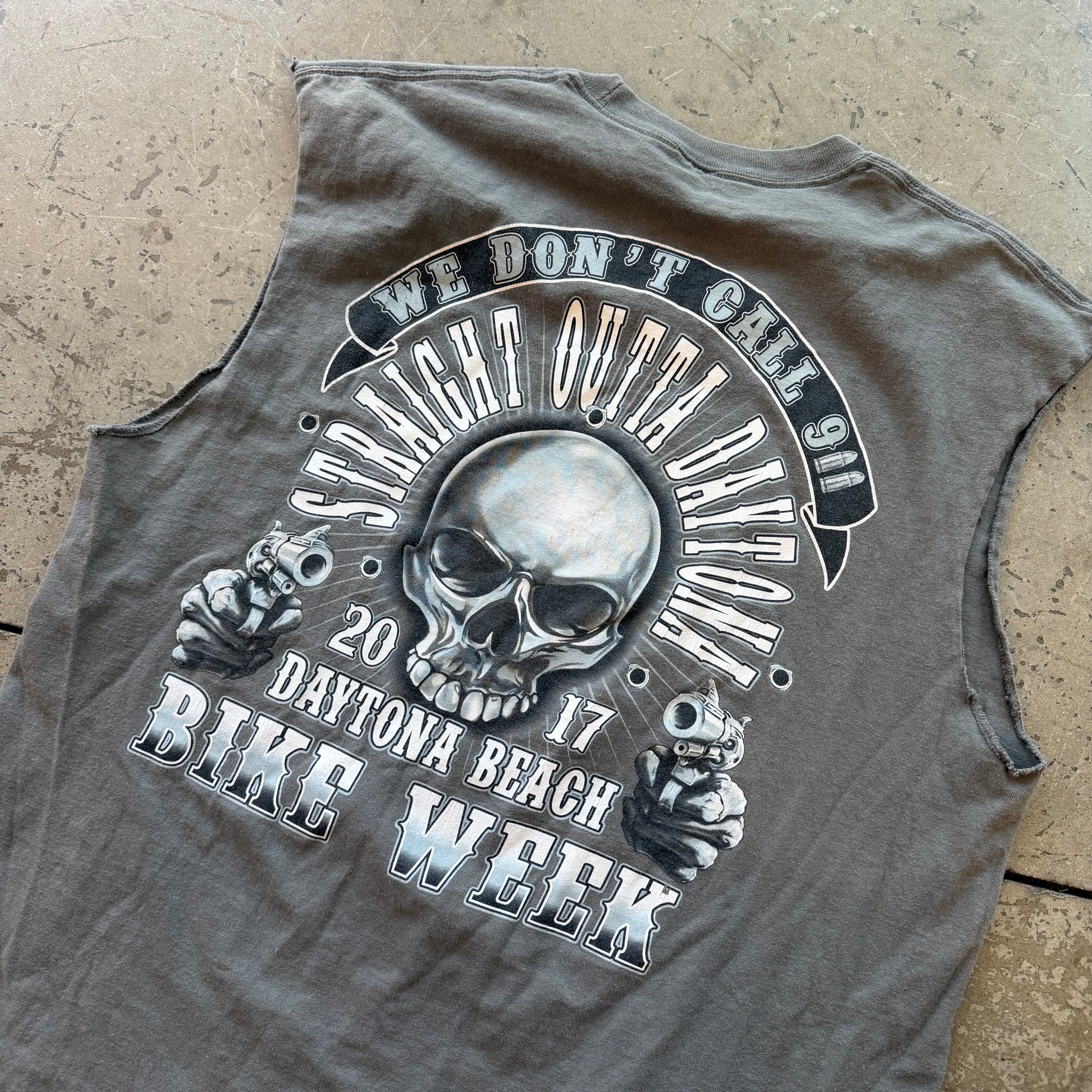XL 2017 Bike Week Cutoff Tee