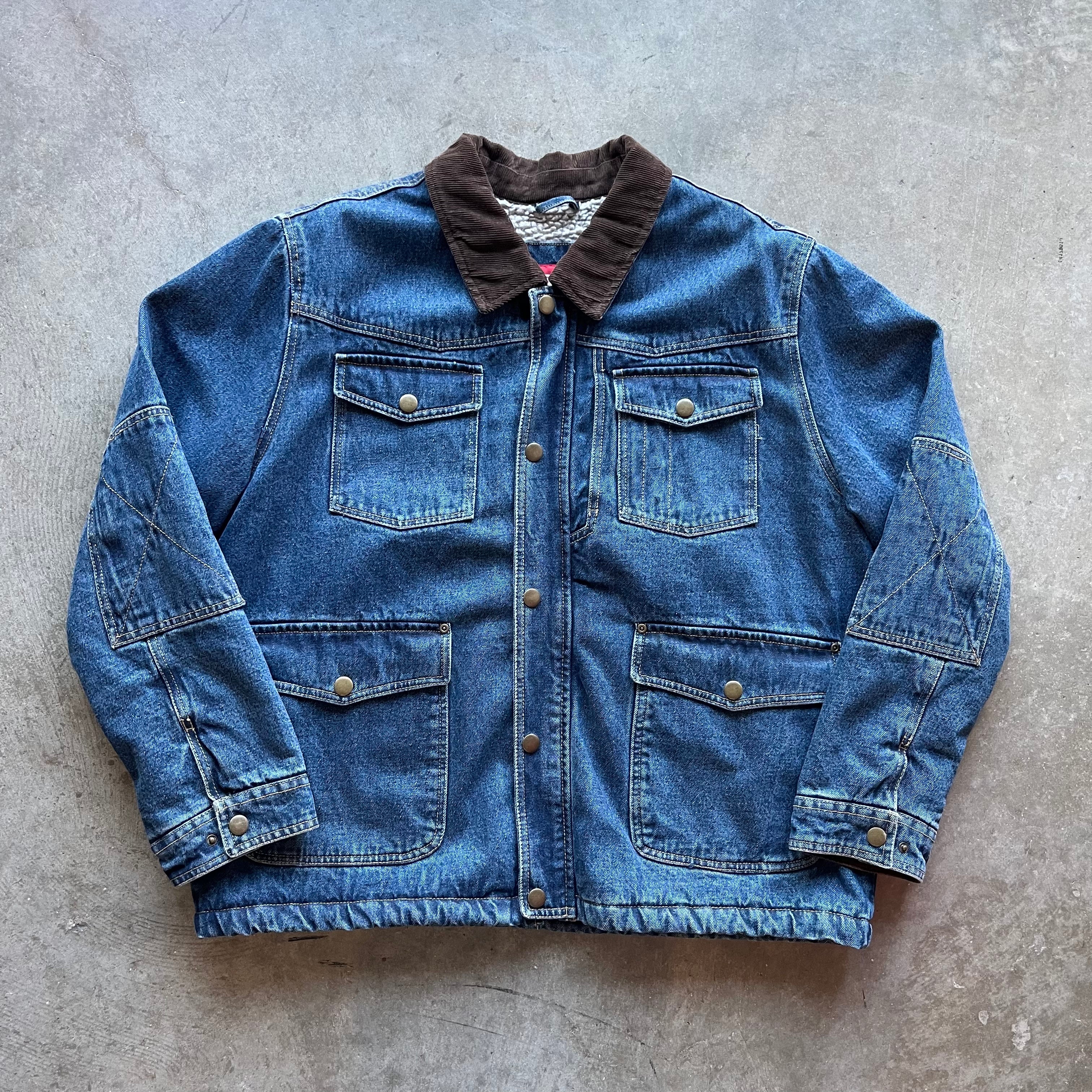 XL 00s Sherpa Lined Wrangler Denim Jacket