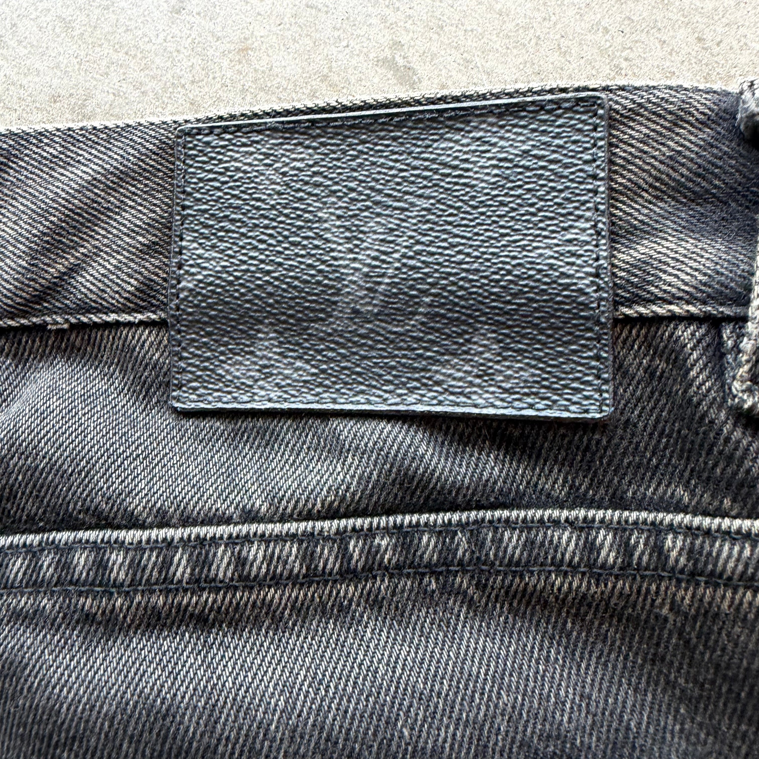 34x34 Louis Vuitton Black Denim