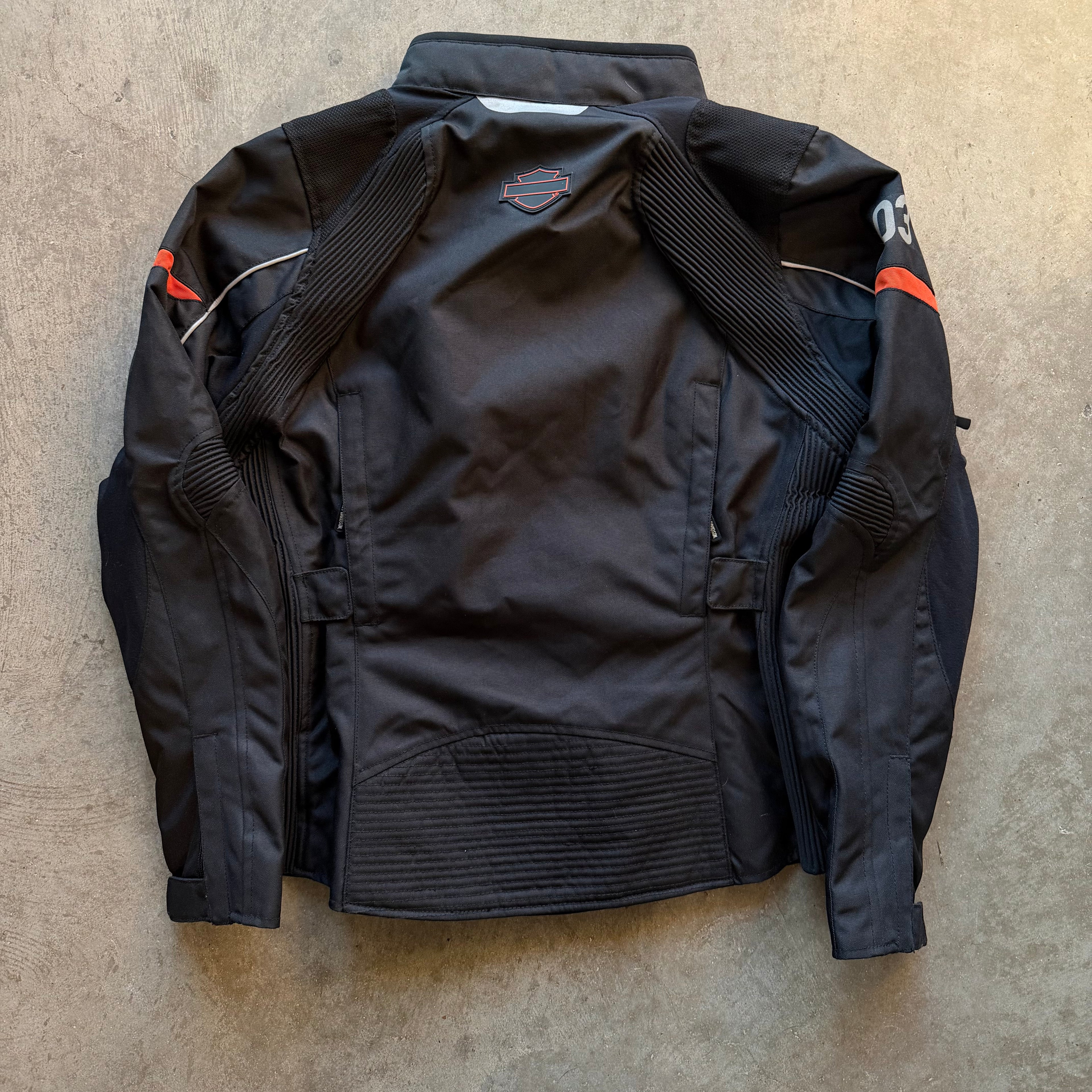 M 00s Padded Harley Biker Jacket