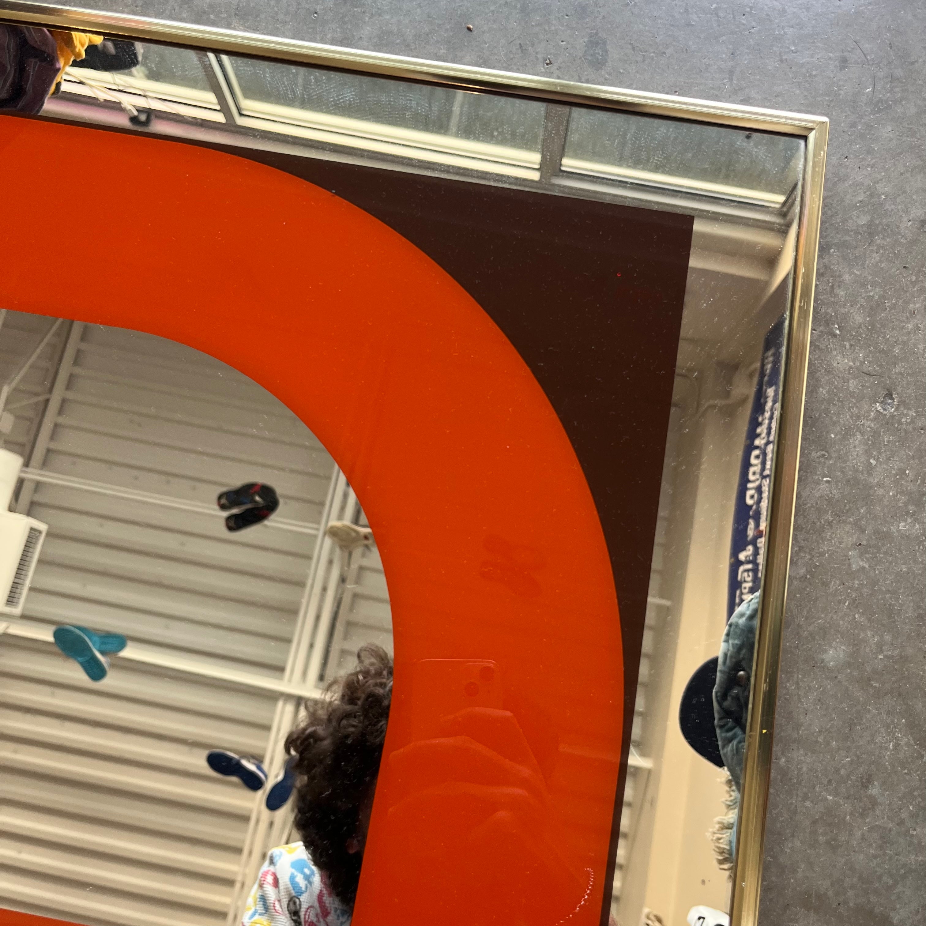 1960s-70s Mid Century Modern Turner Brand Mirror