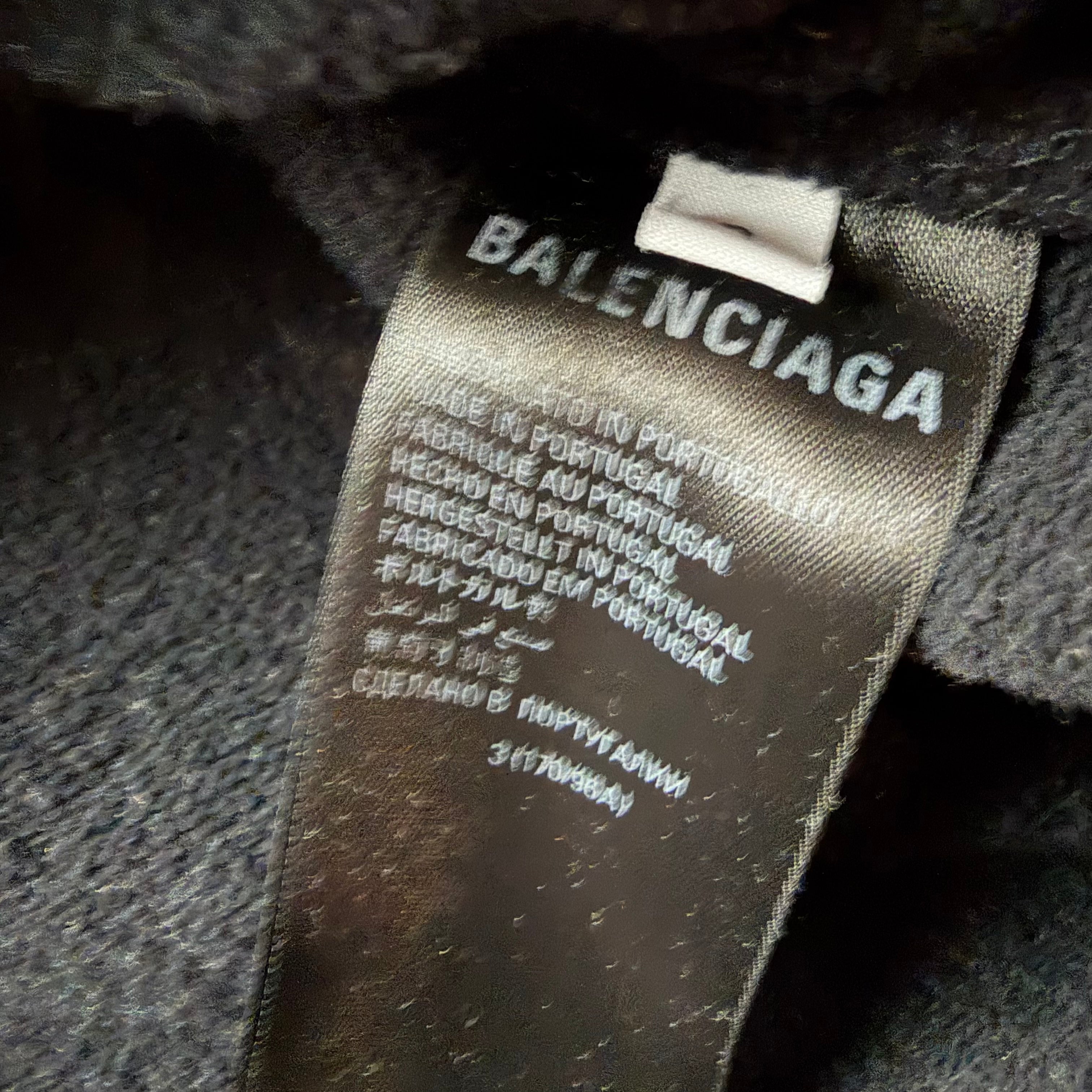 XL Balenciaga Script Logo Hoodie