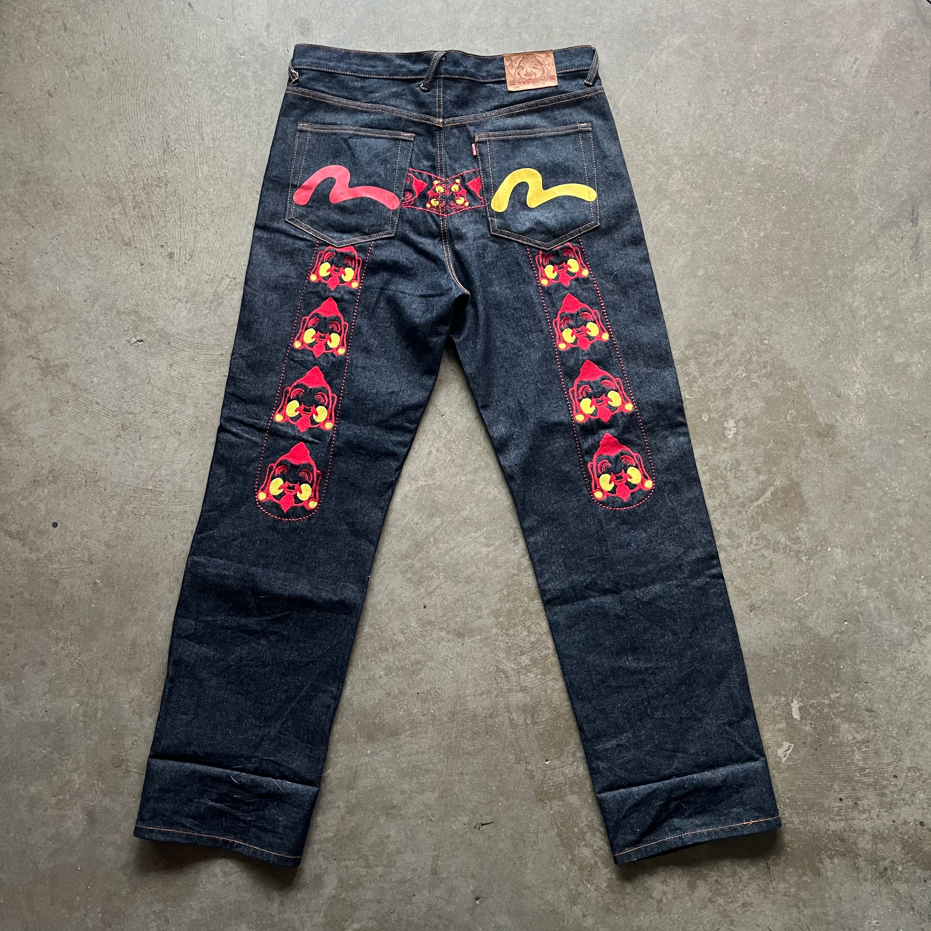40x36 Bootleg Evisu Jeans