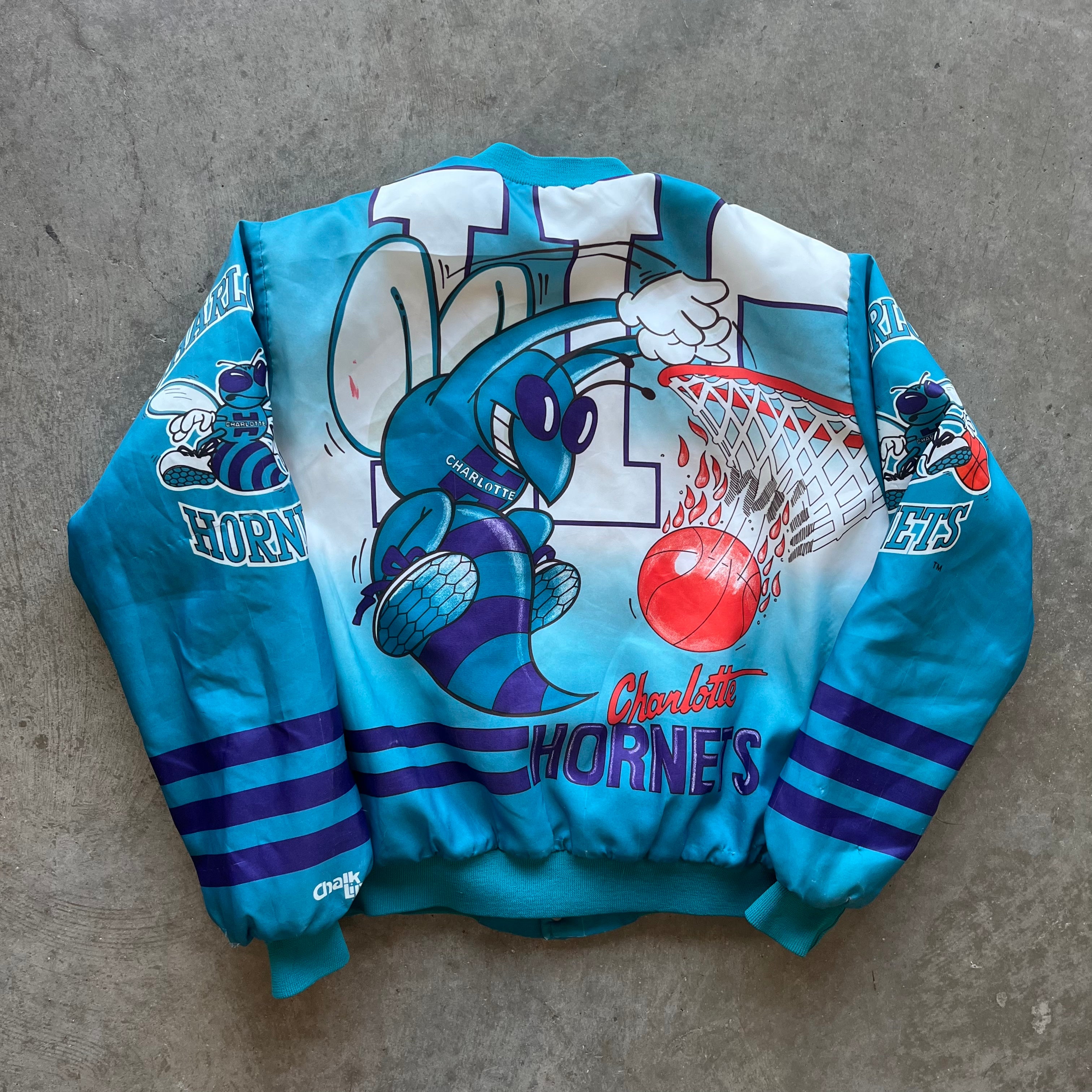 XL 90s Hornets Chalk Line Jacket