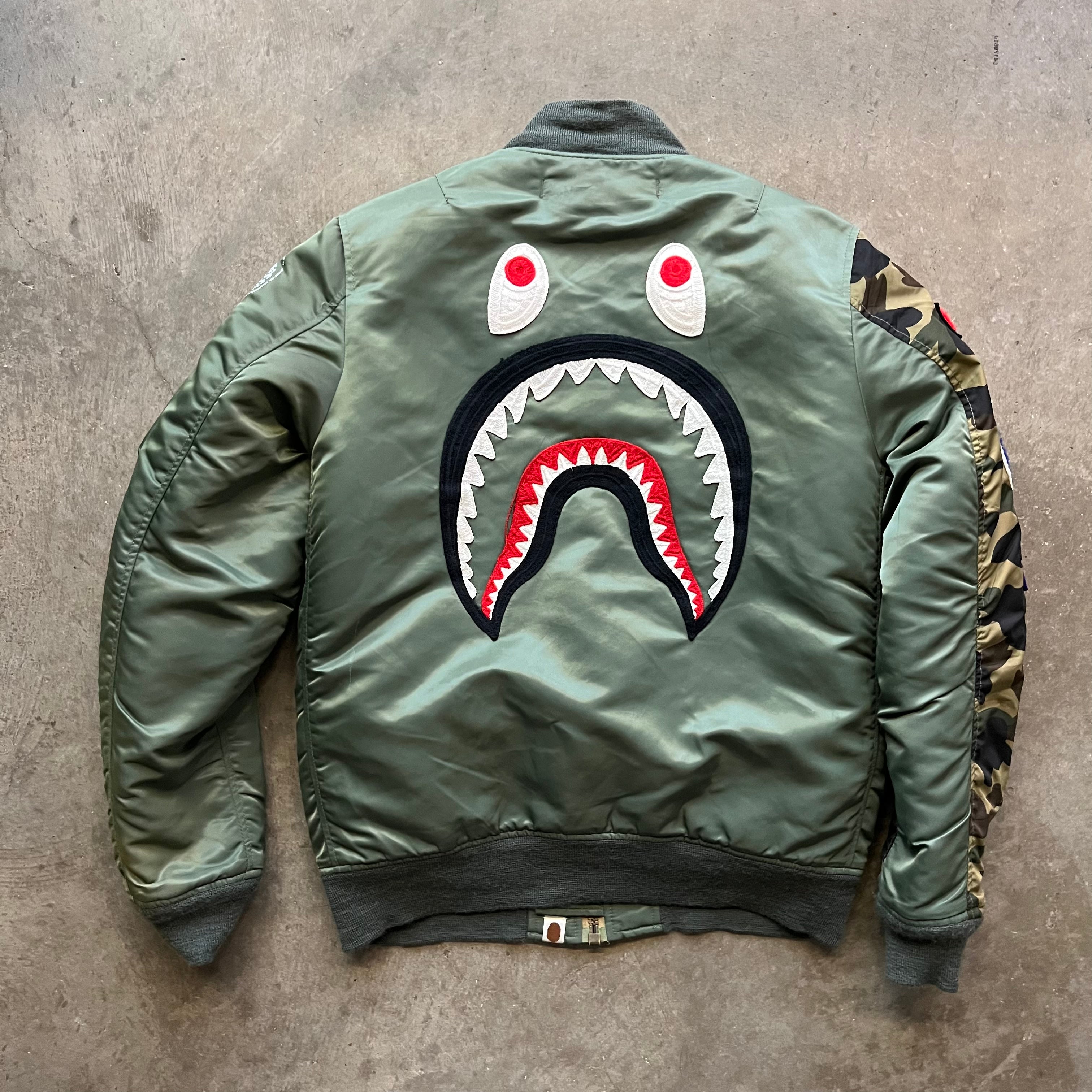 M Bape WGM MA1 Military Bomber