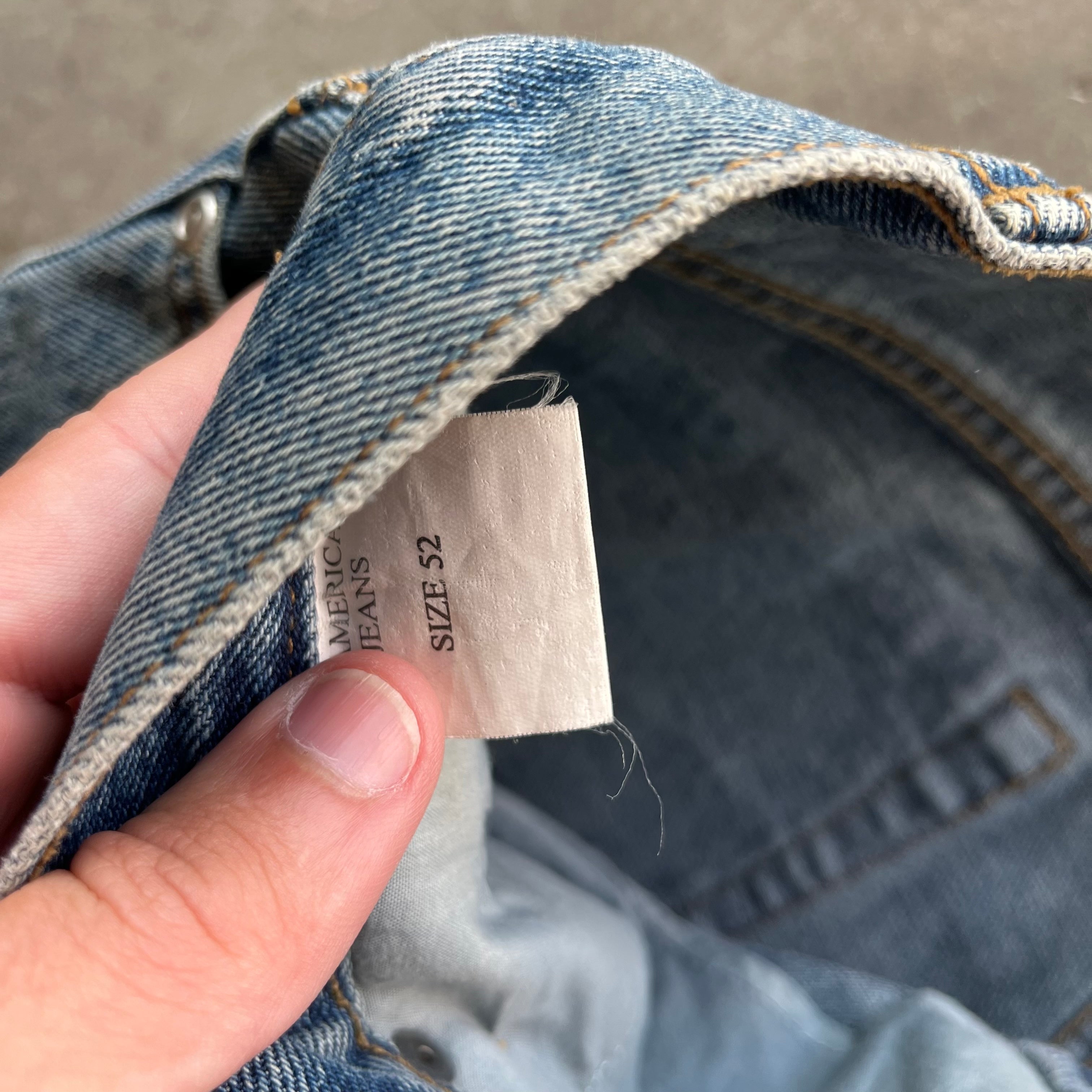 33x34 Selvedge Denim 1st Americans Jeans