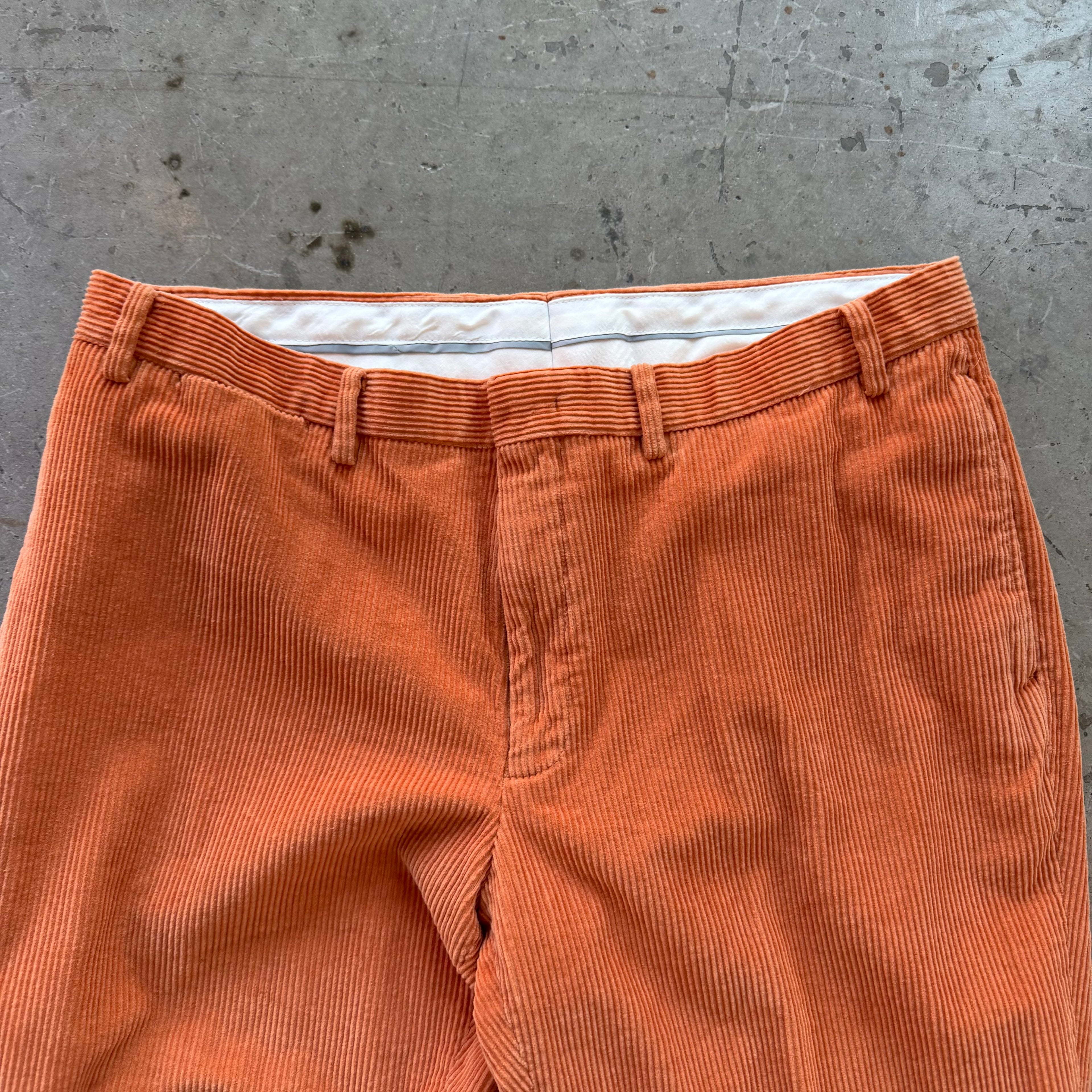 35x30 Lauren Ralph Lauren Orange Corduroy Pants