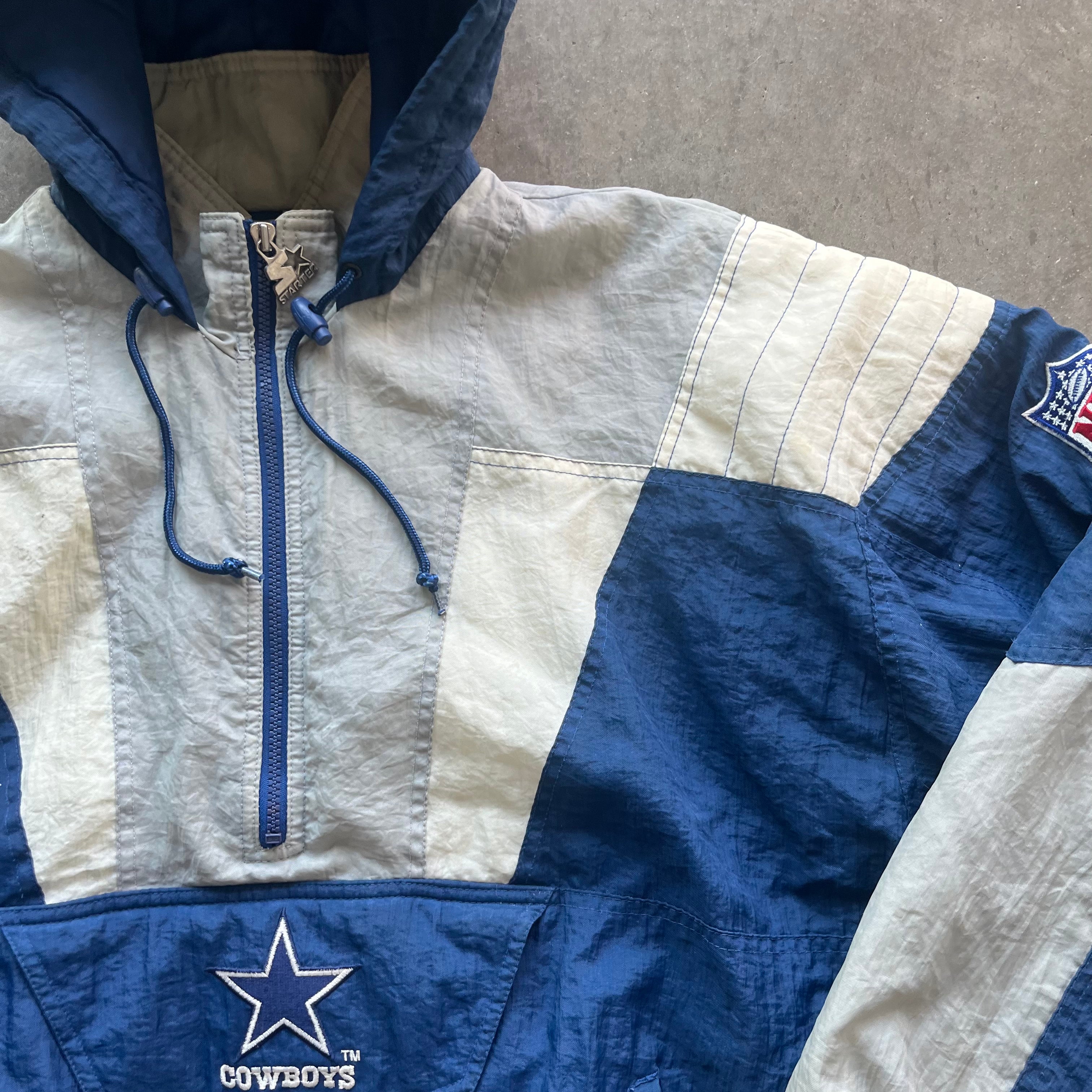 L 90s Cowboys Starter Pullover