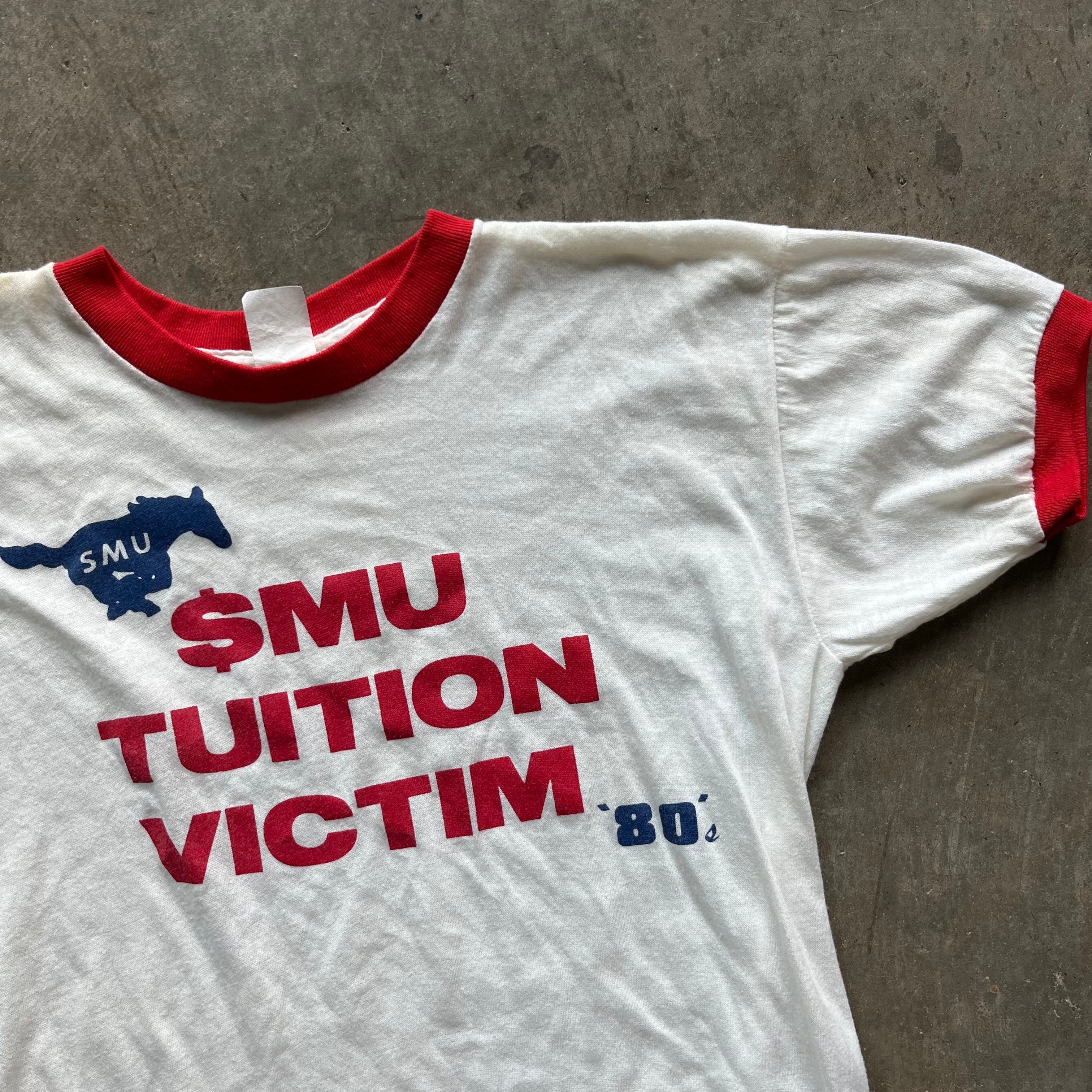 L 1980 SMU Ringer Tee