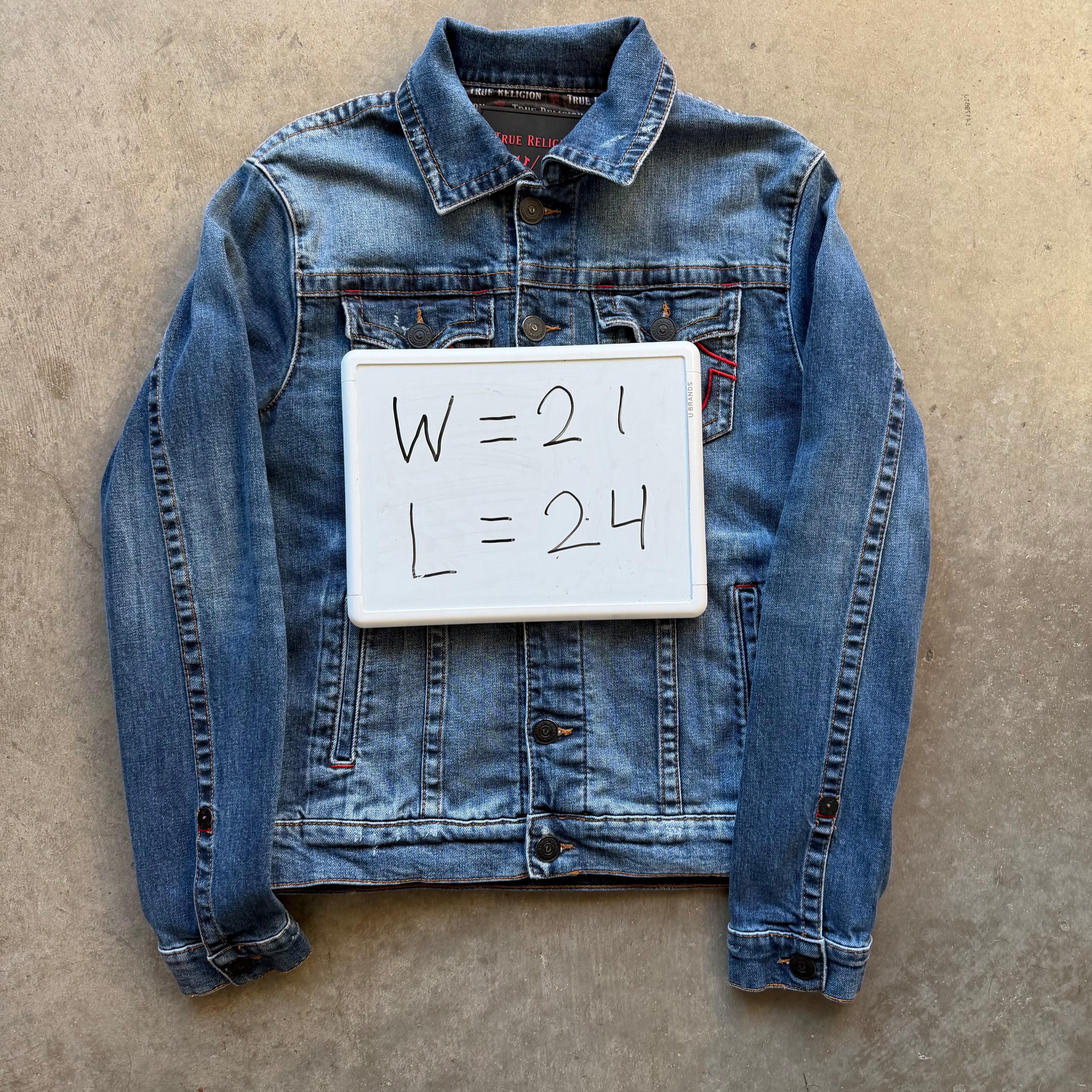 M True Religion Manchester United Denim Jacket