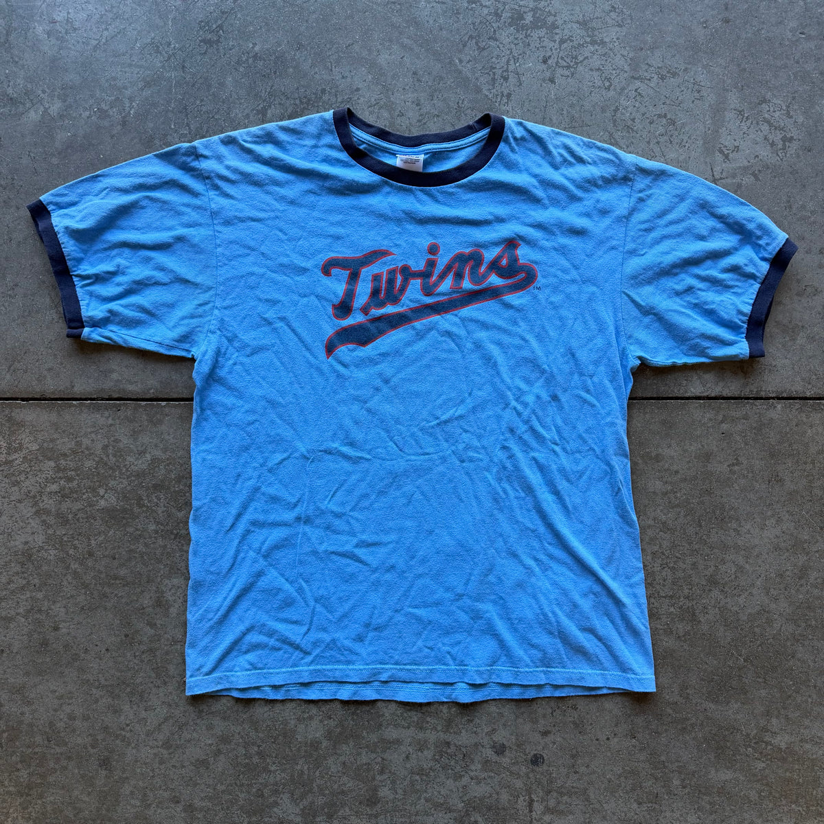 XL 00s Twins Ringer Tee