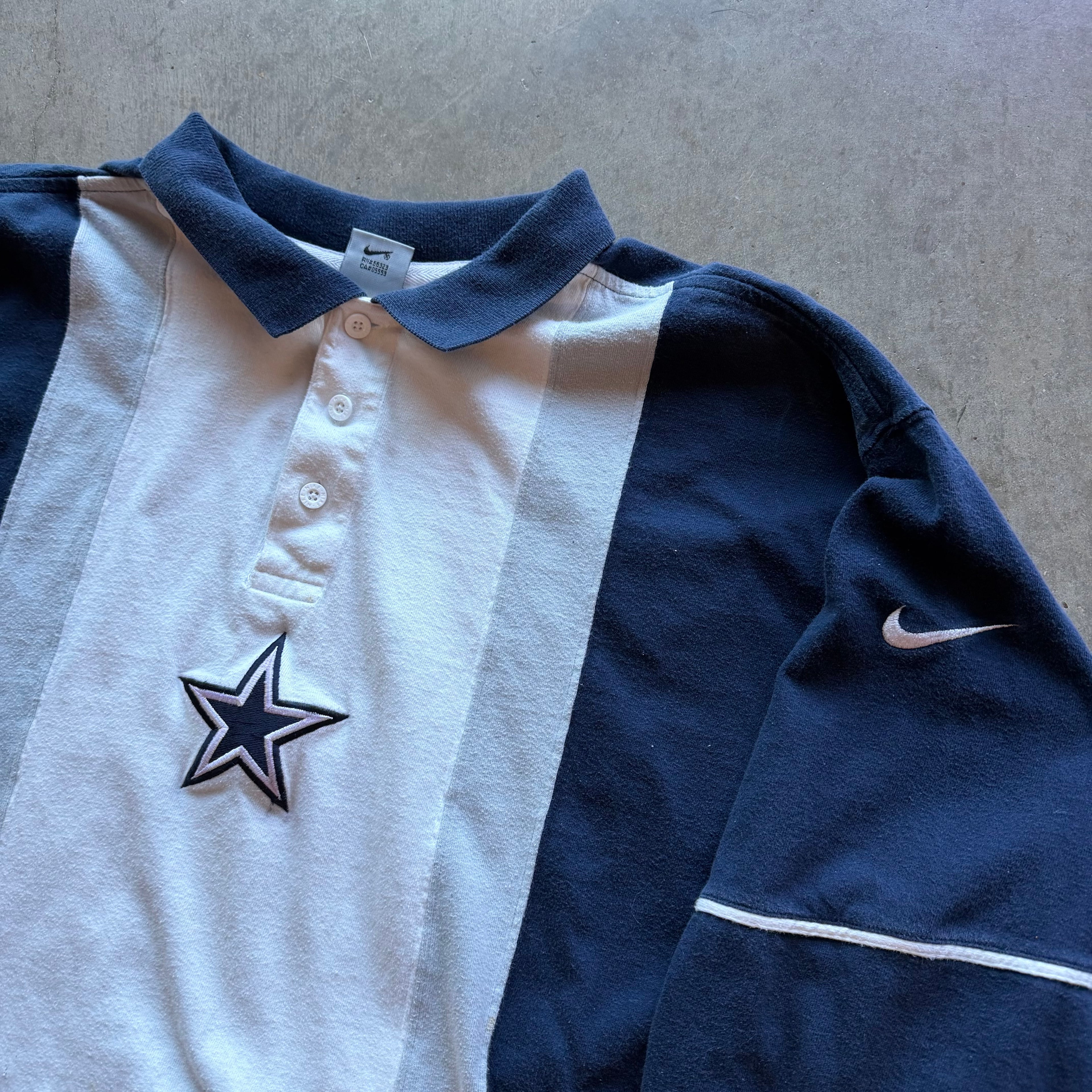 XXL 90s Dallas Cowboys Rugby Polo