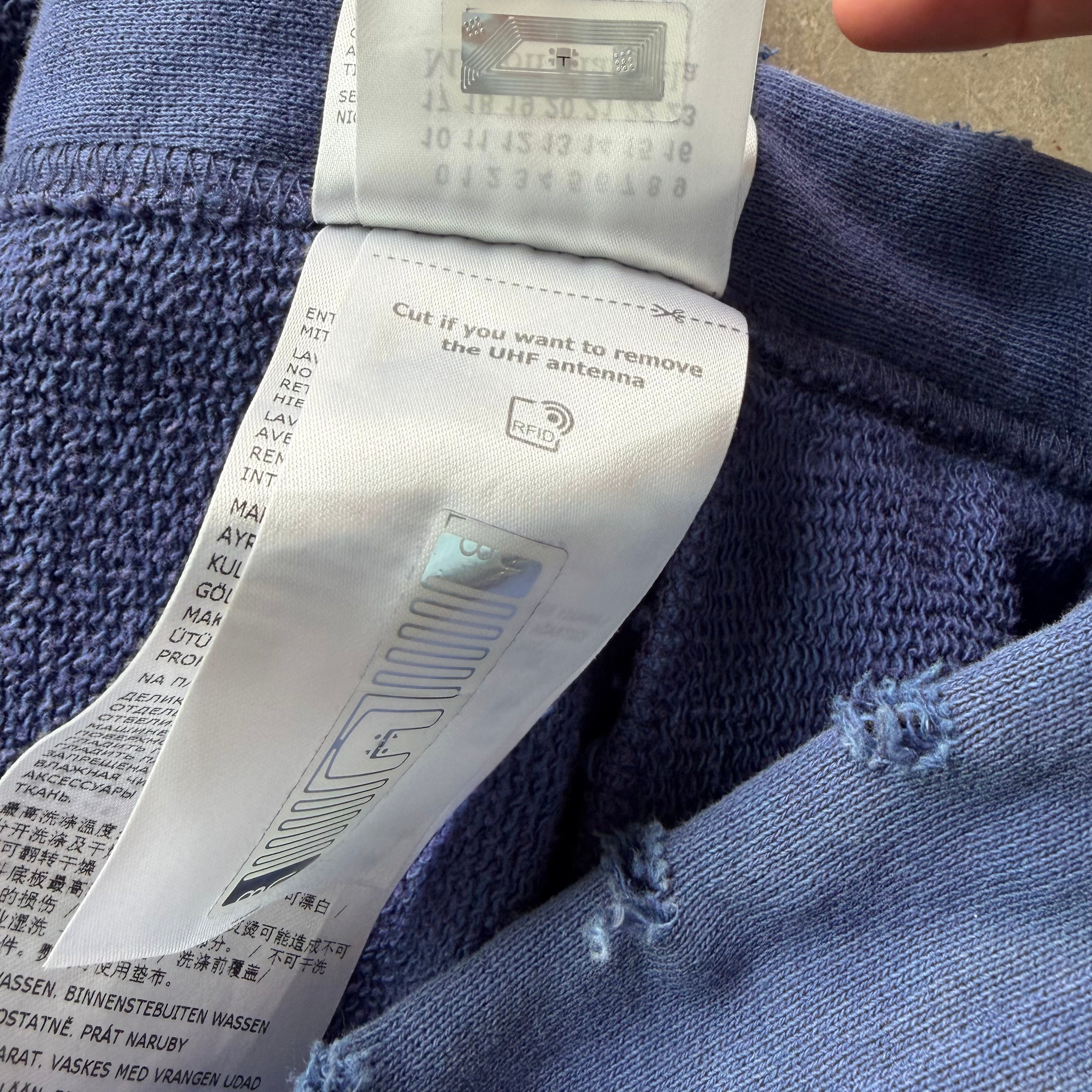 XL Maison Margiela Faded Blue Sweatpants
