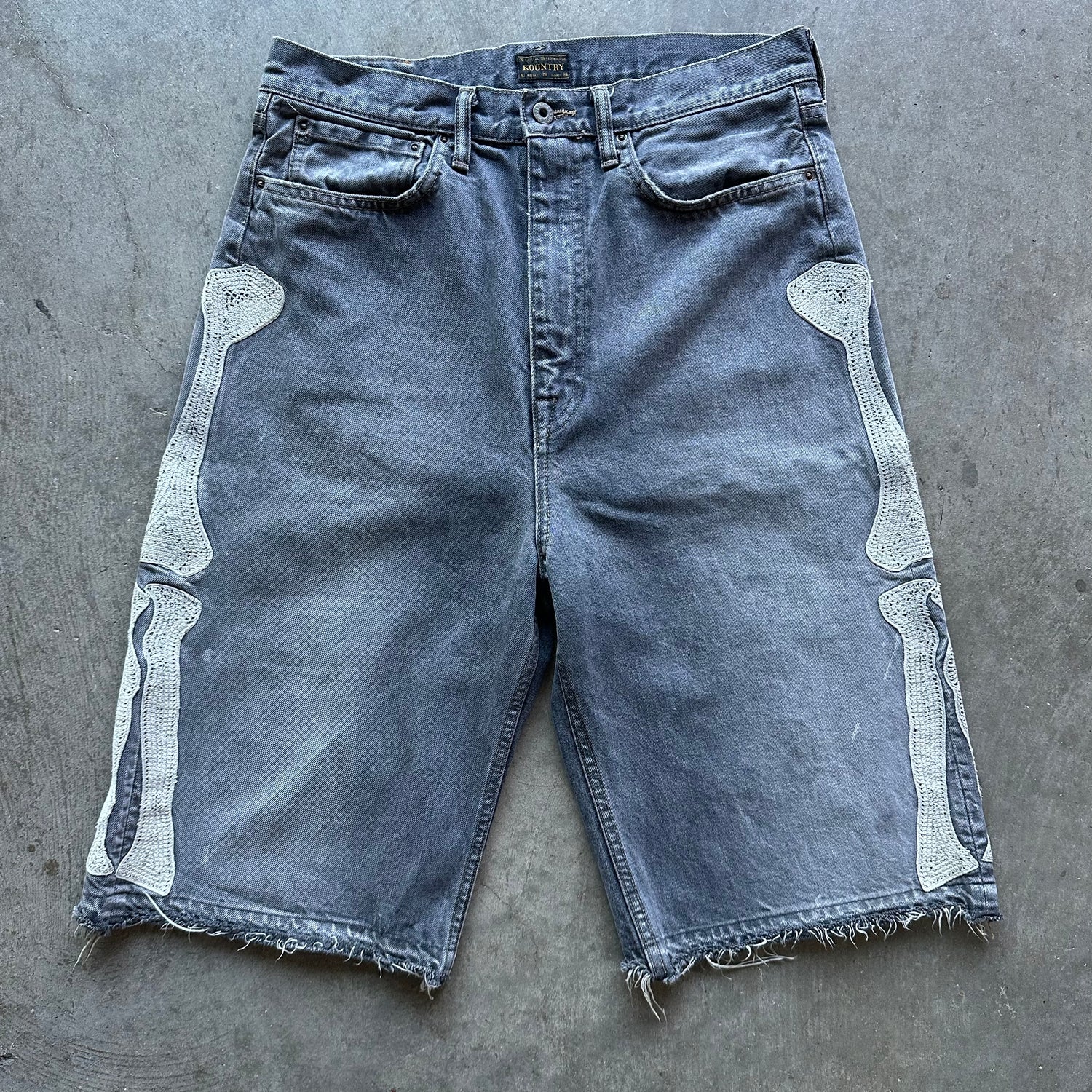 34w Kapital Bone Shorts