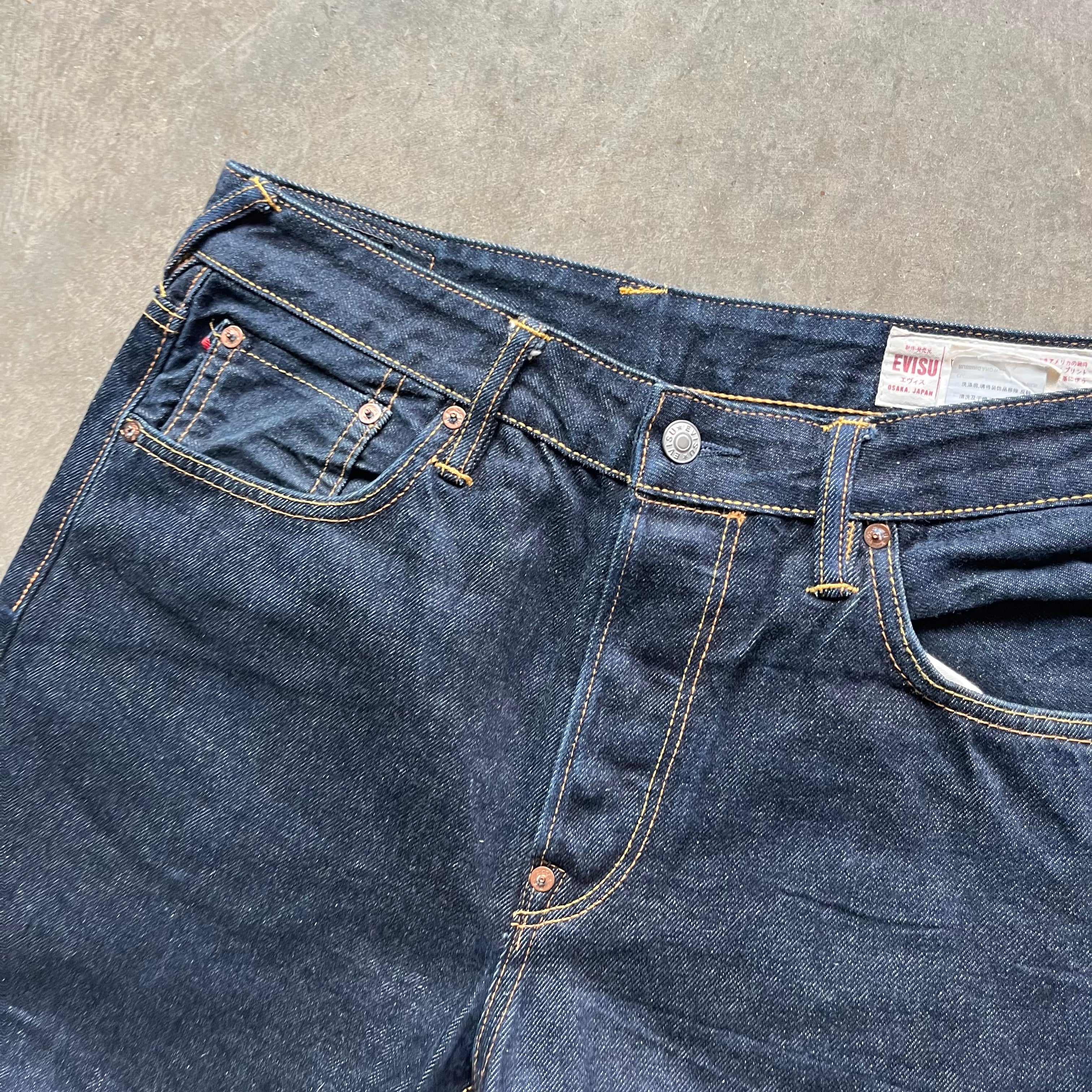 34x30 Evisu Feather Jeans
