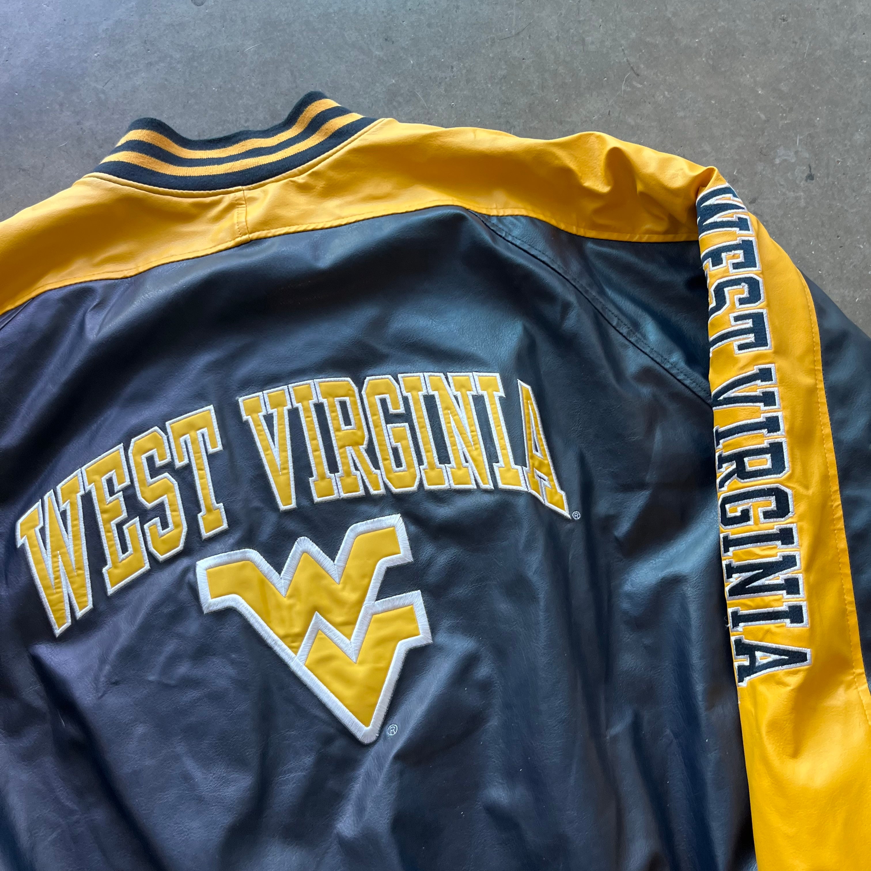 XL 00s West Virginia Leather Jacket