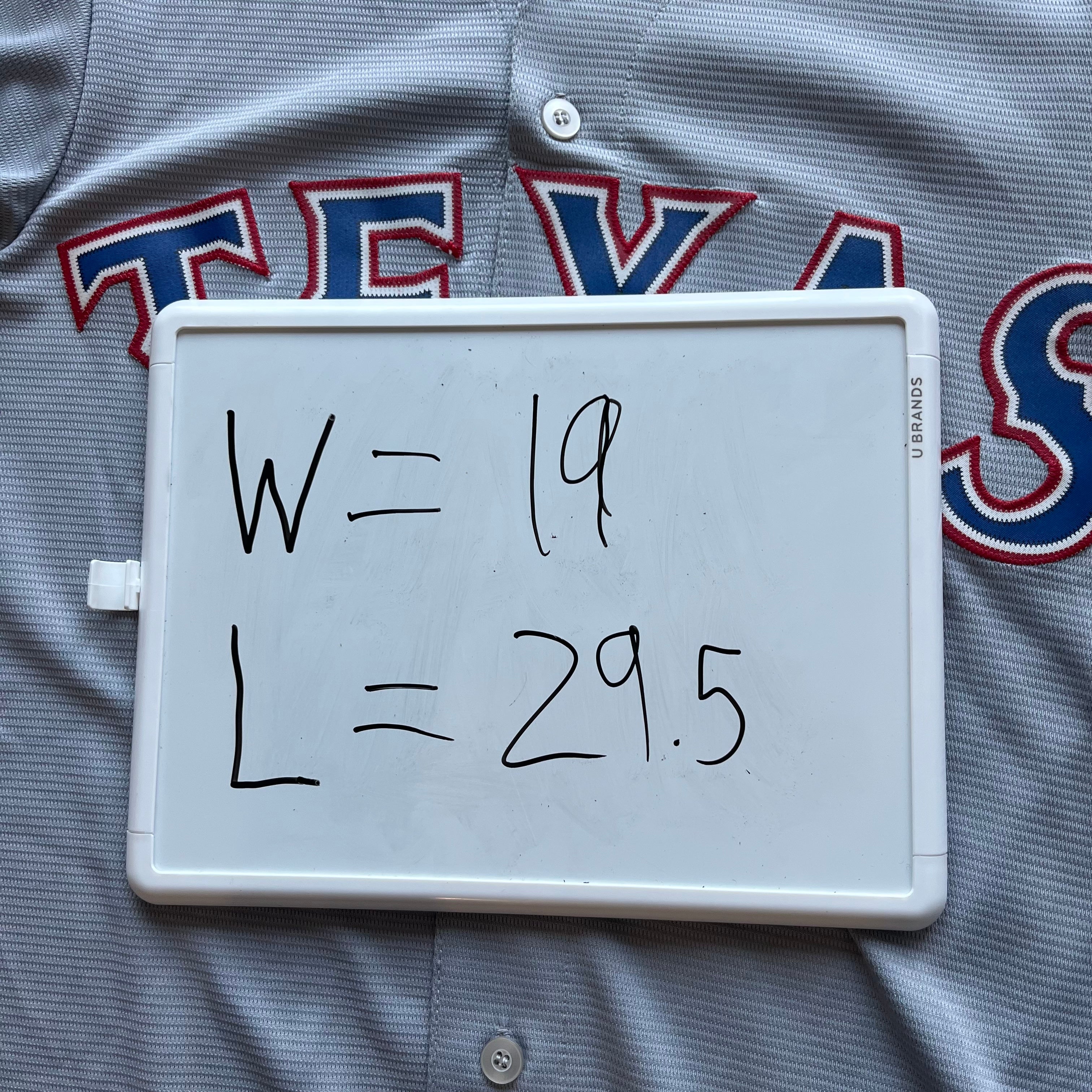 XL 90s Texas Rangers Jersey