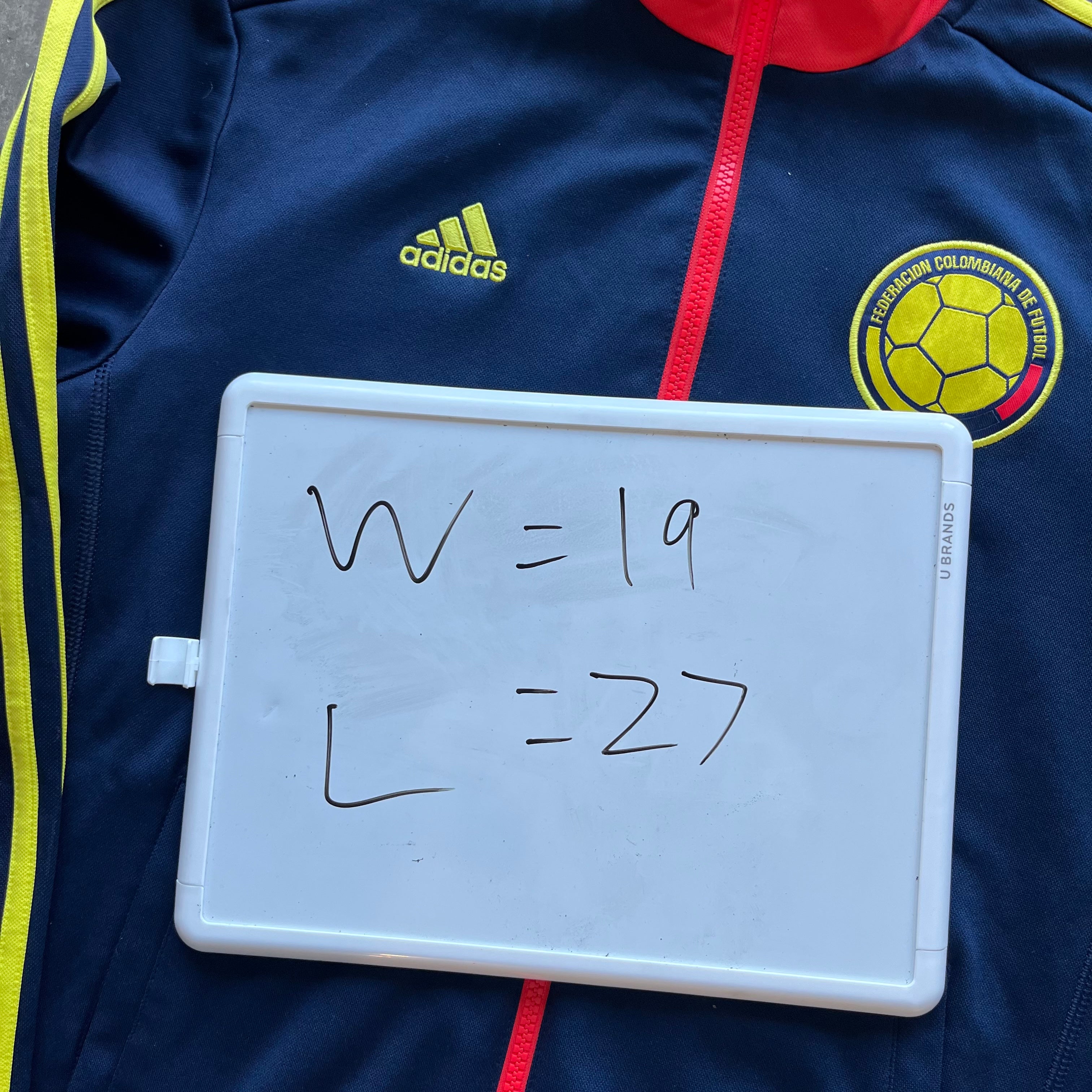 S 00s Adidas Columbia Soccer Jacket