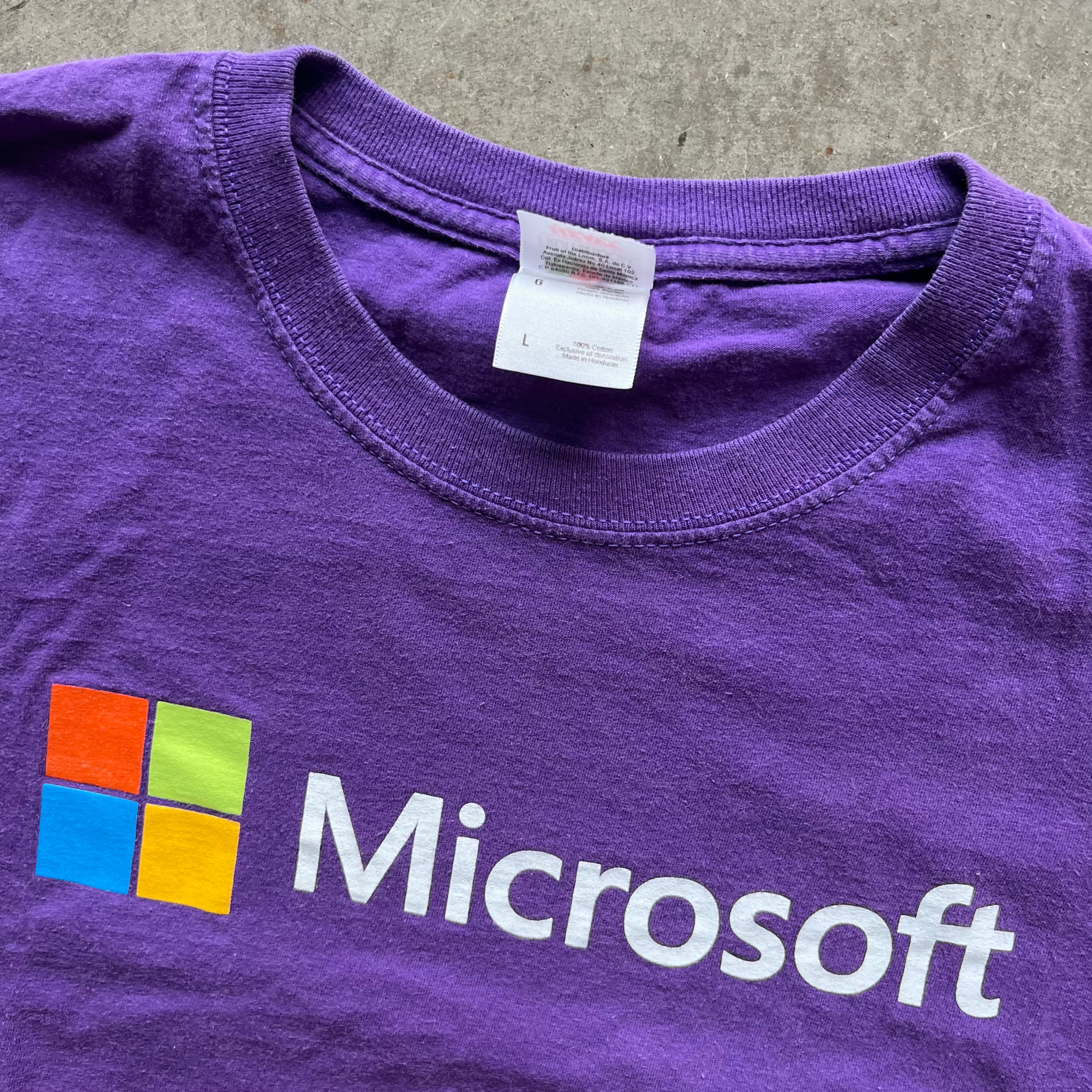 L 00s Microsoft Tee