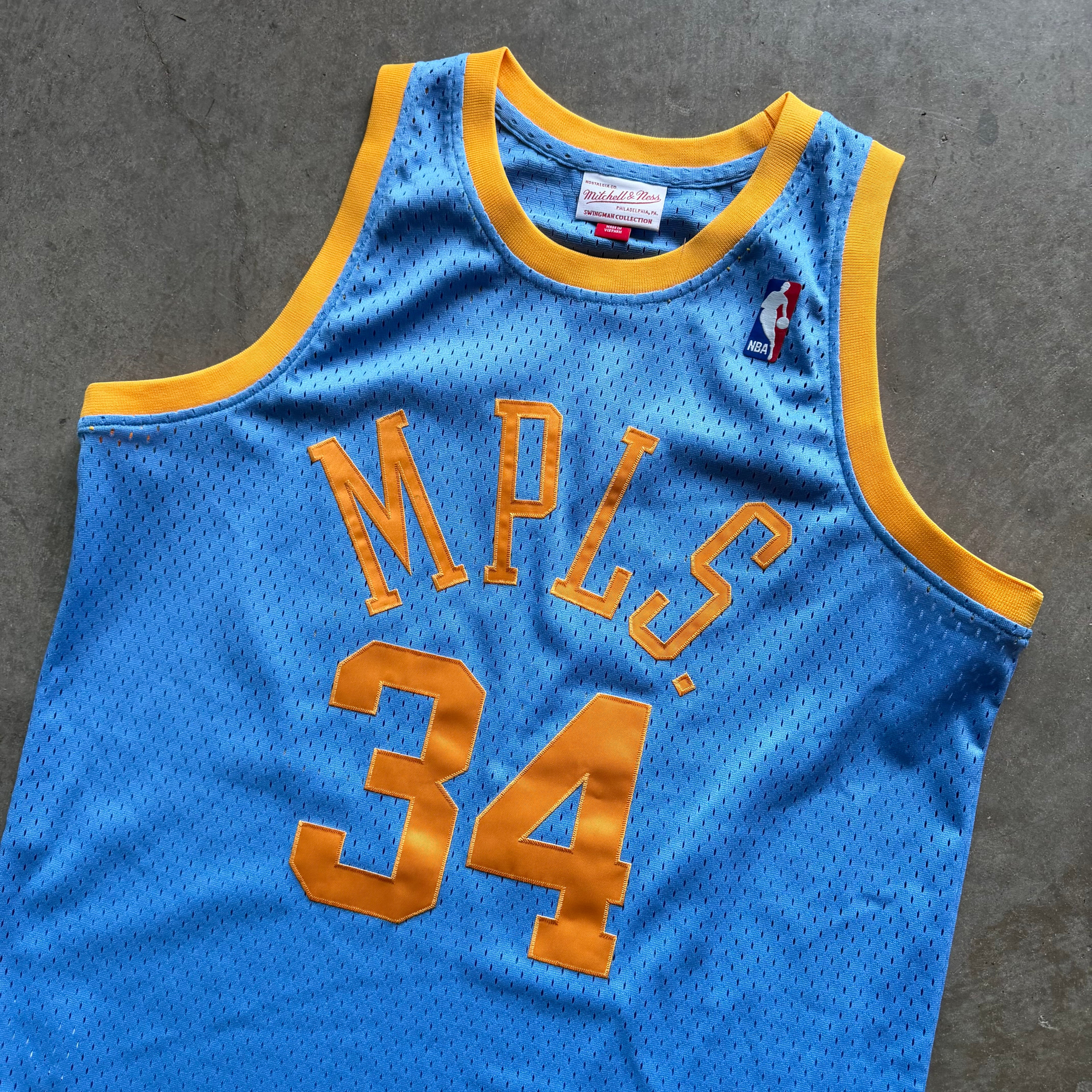 M Shaq Lakers Jersey