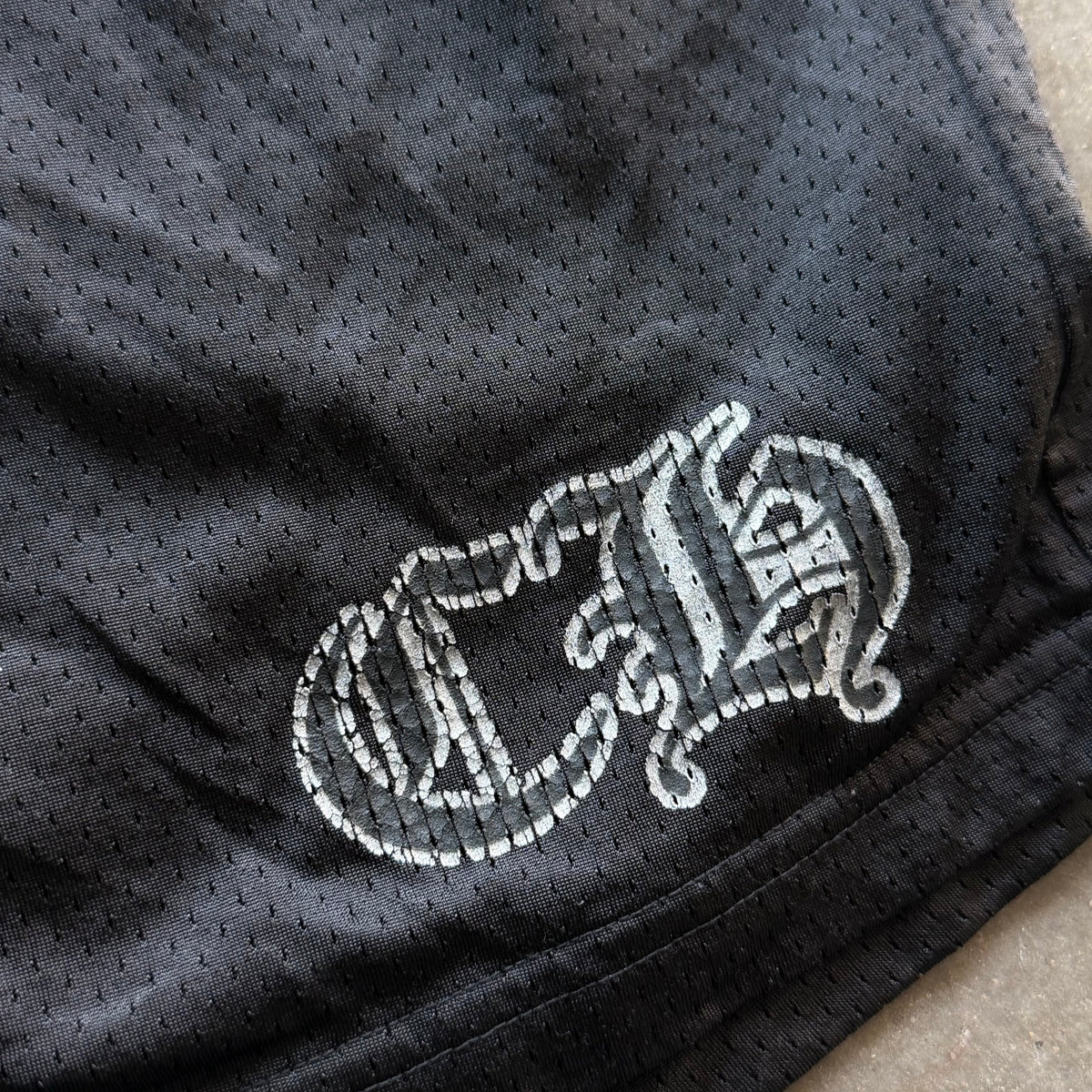XL Chrome Hearts Black Mesh Shorts