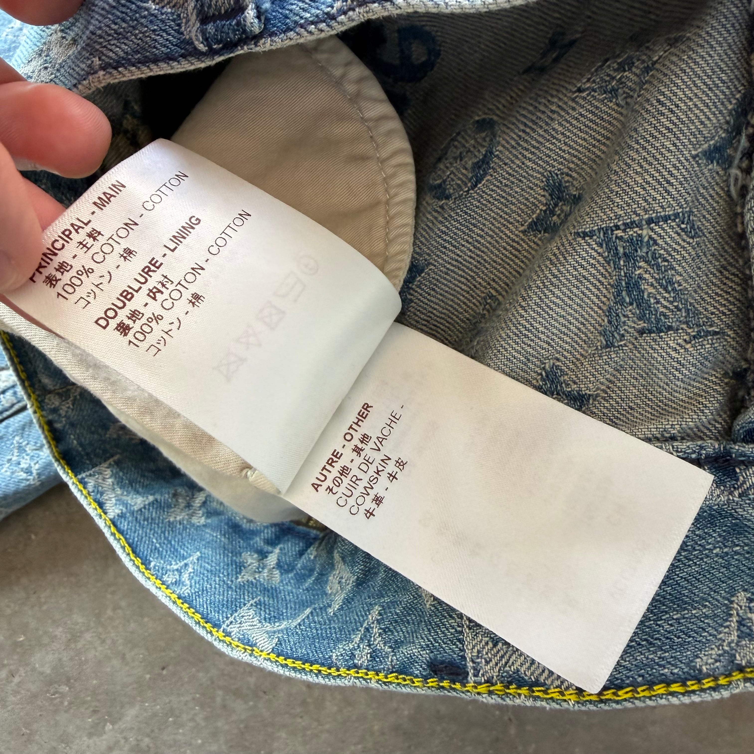 33x32 Louis Vuitton x Supreme Jacquard Denim