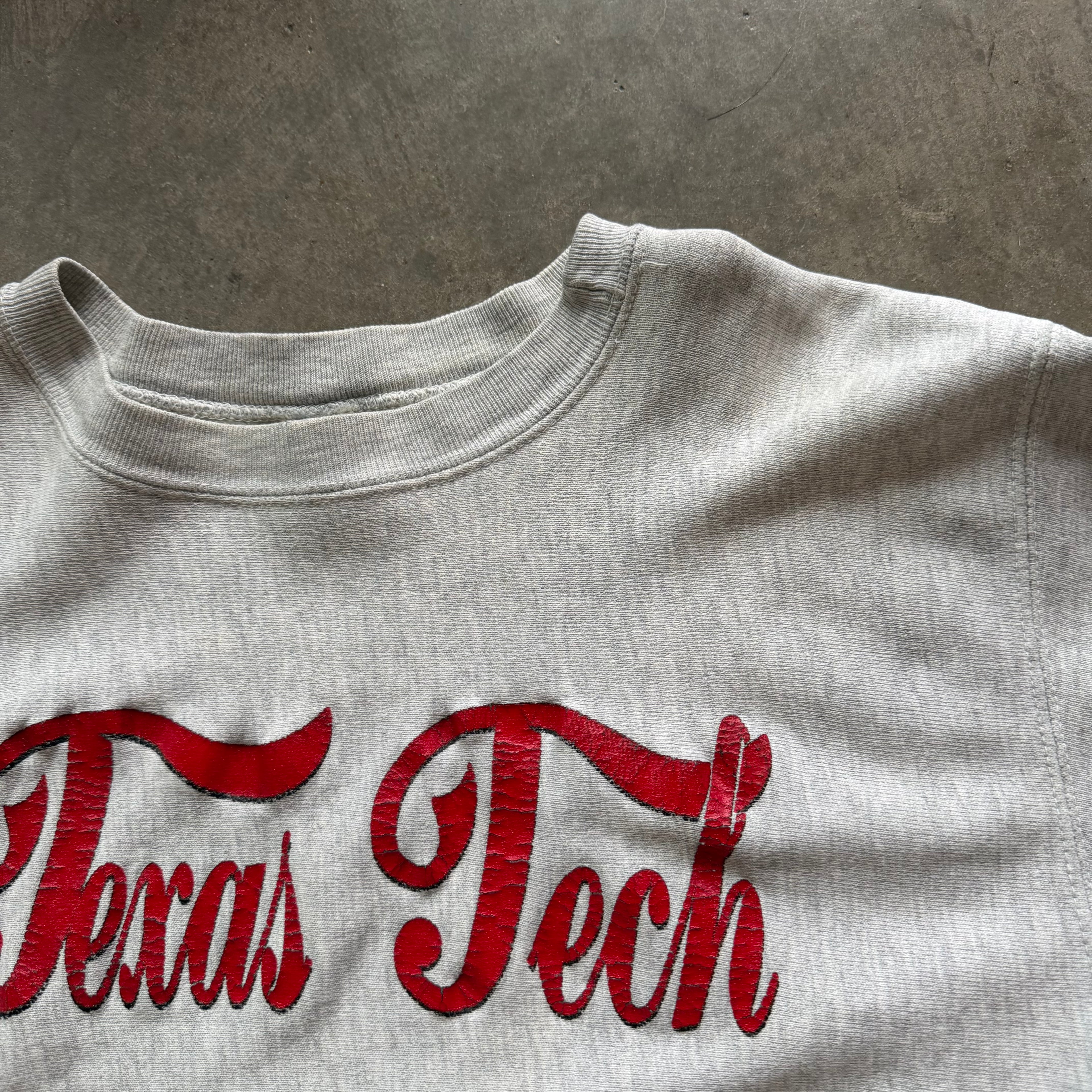 L 80s Texas Tech Old English Champion Reverse Weave