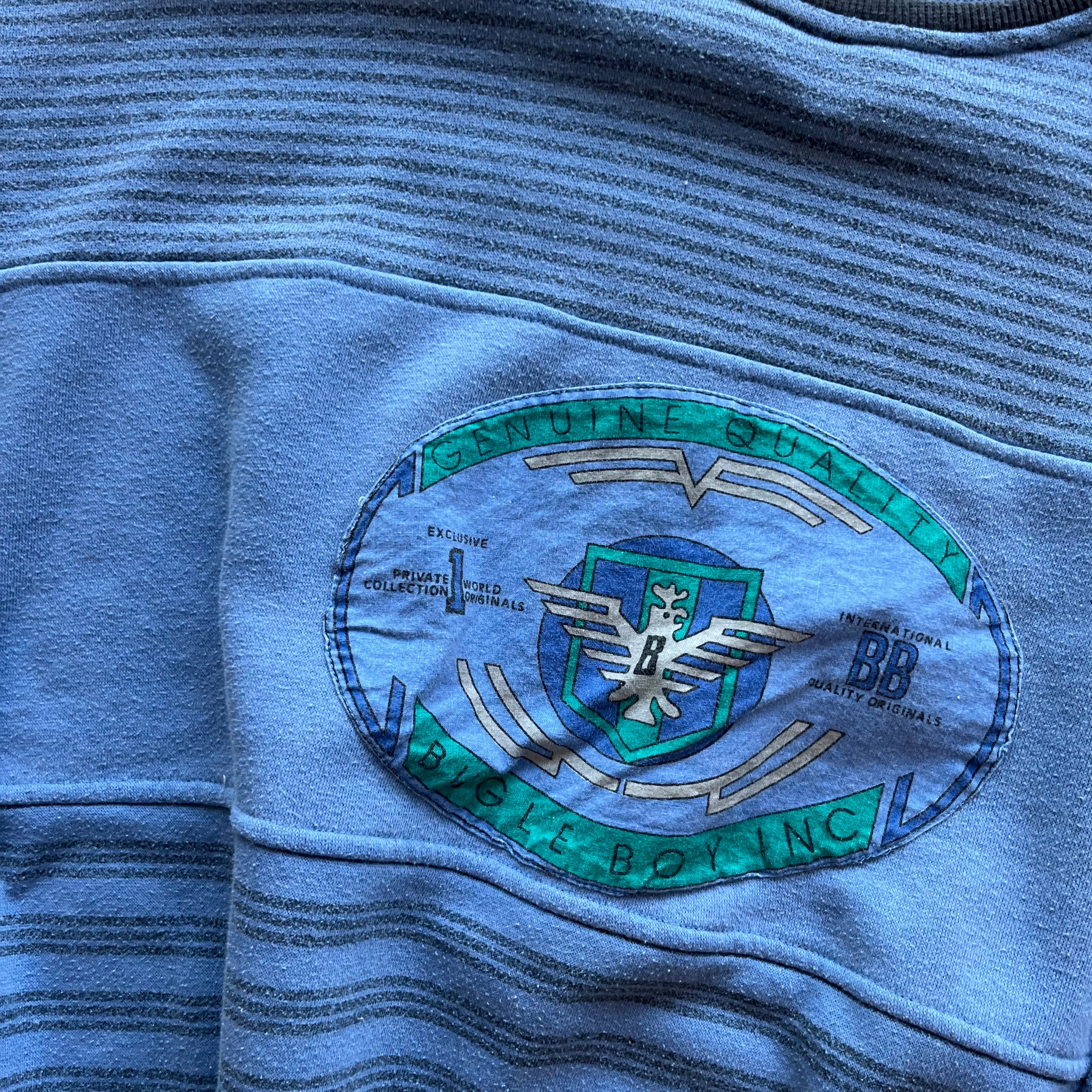 L 90s Bugle Boy Crewneck