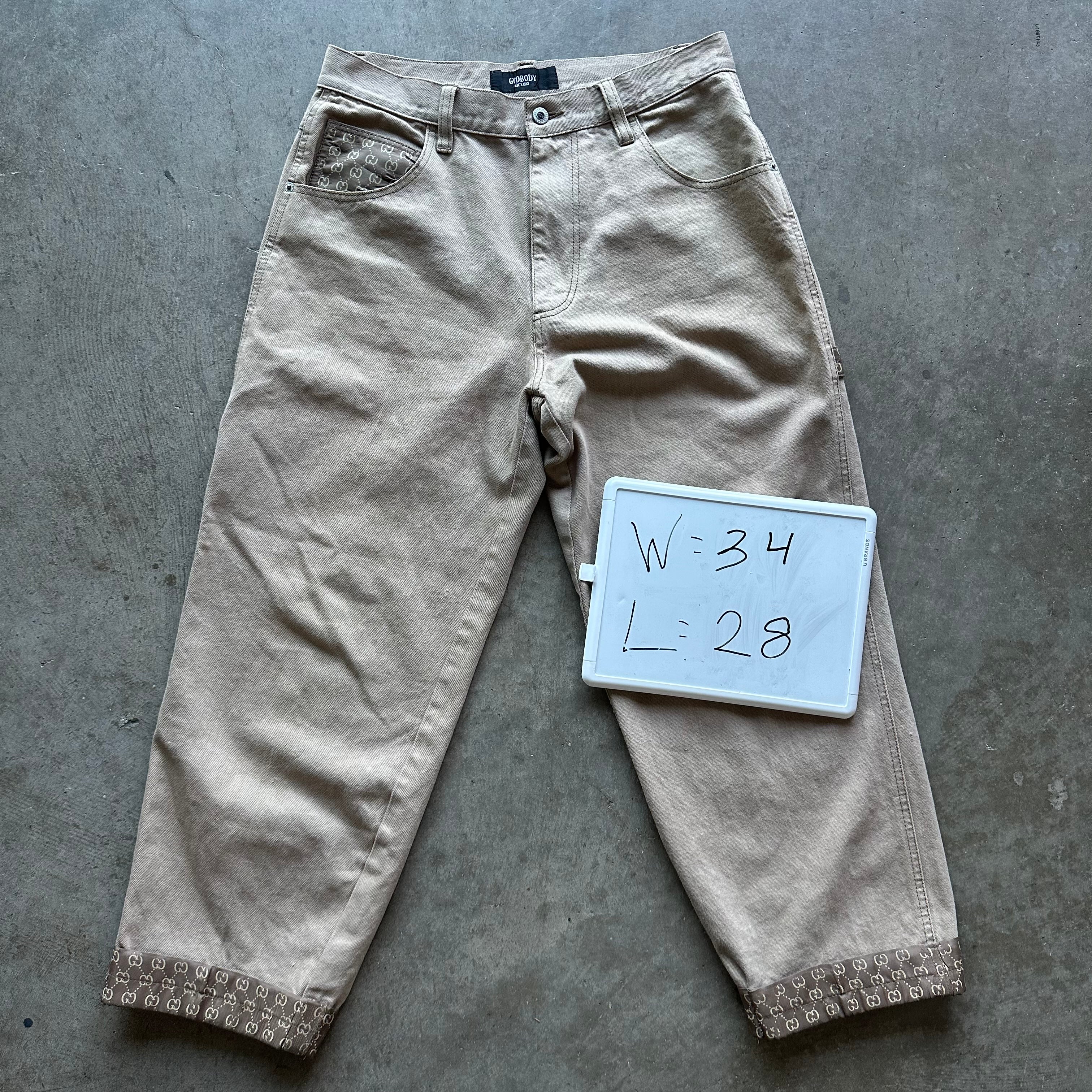 34x28 Bootleg Gucci Pants