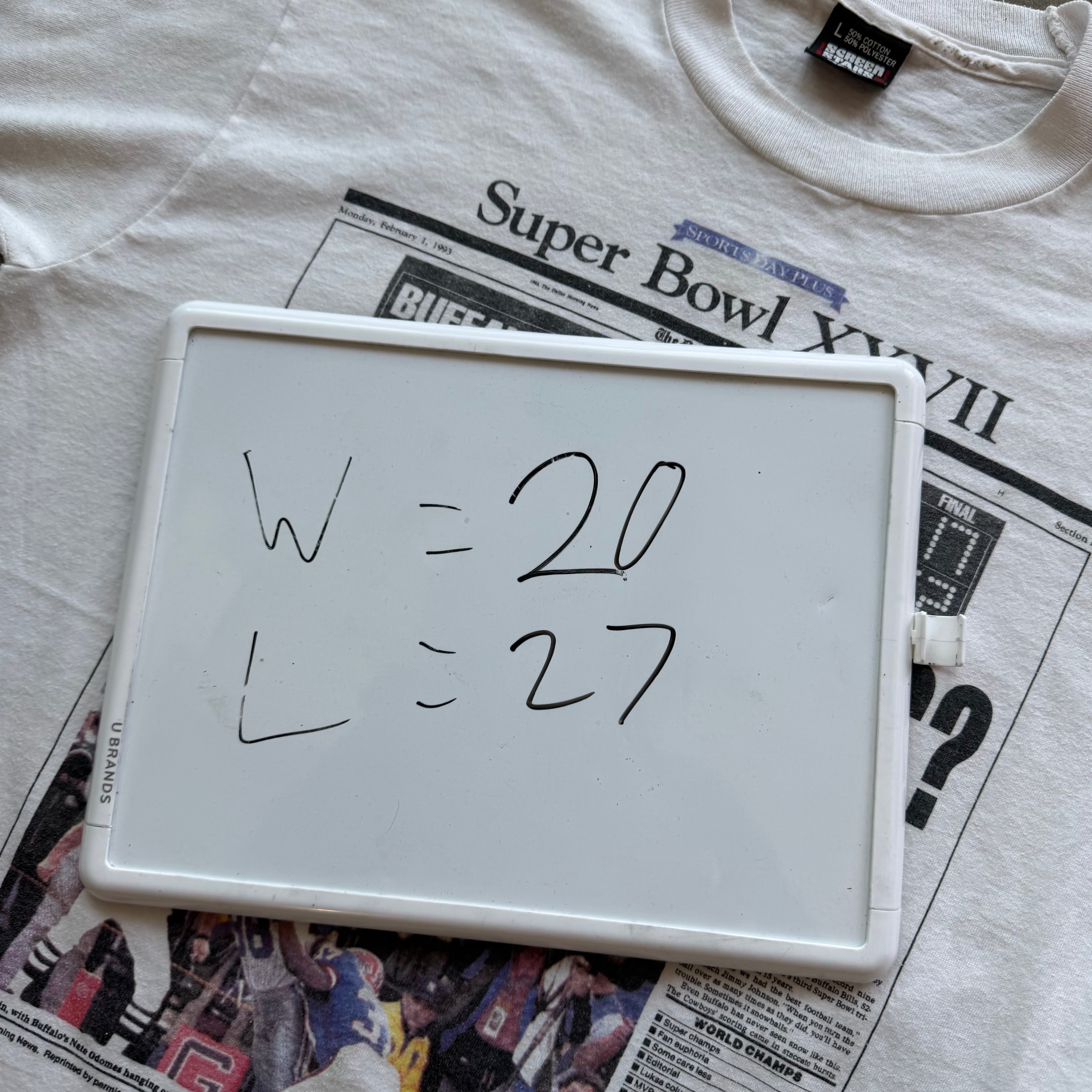 L 93 Cowboys Newspaper Tee