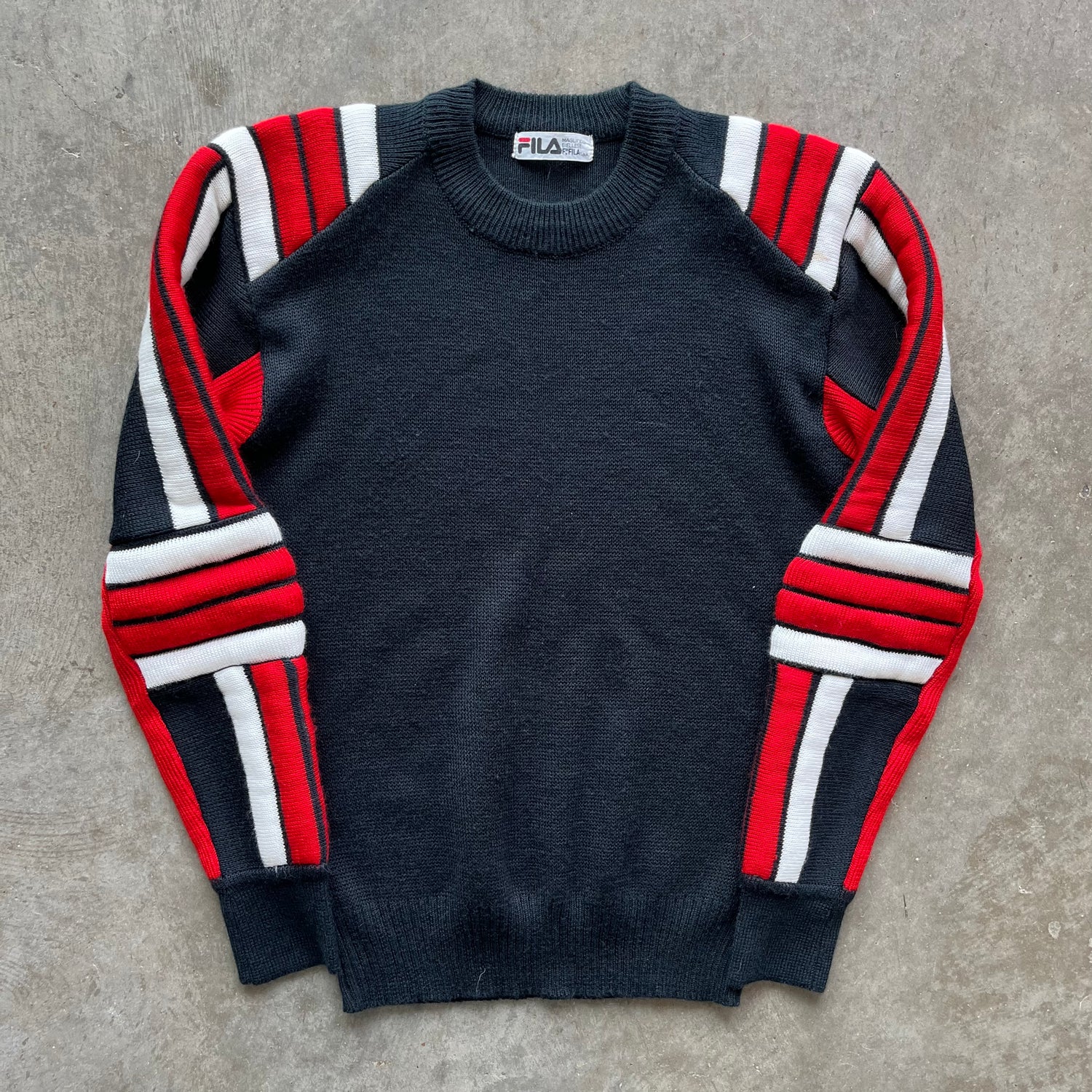 M 90s Fila Maglifico Biellese Knit Sweater