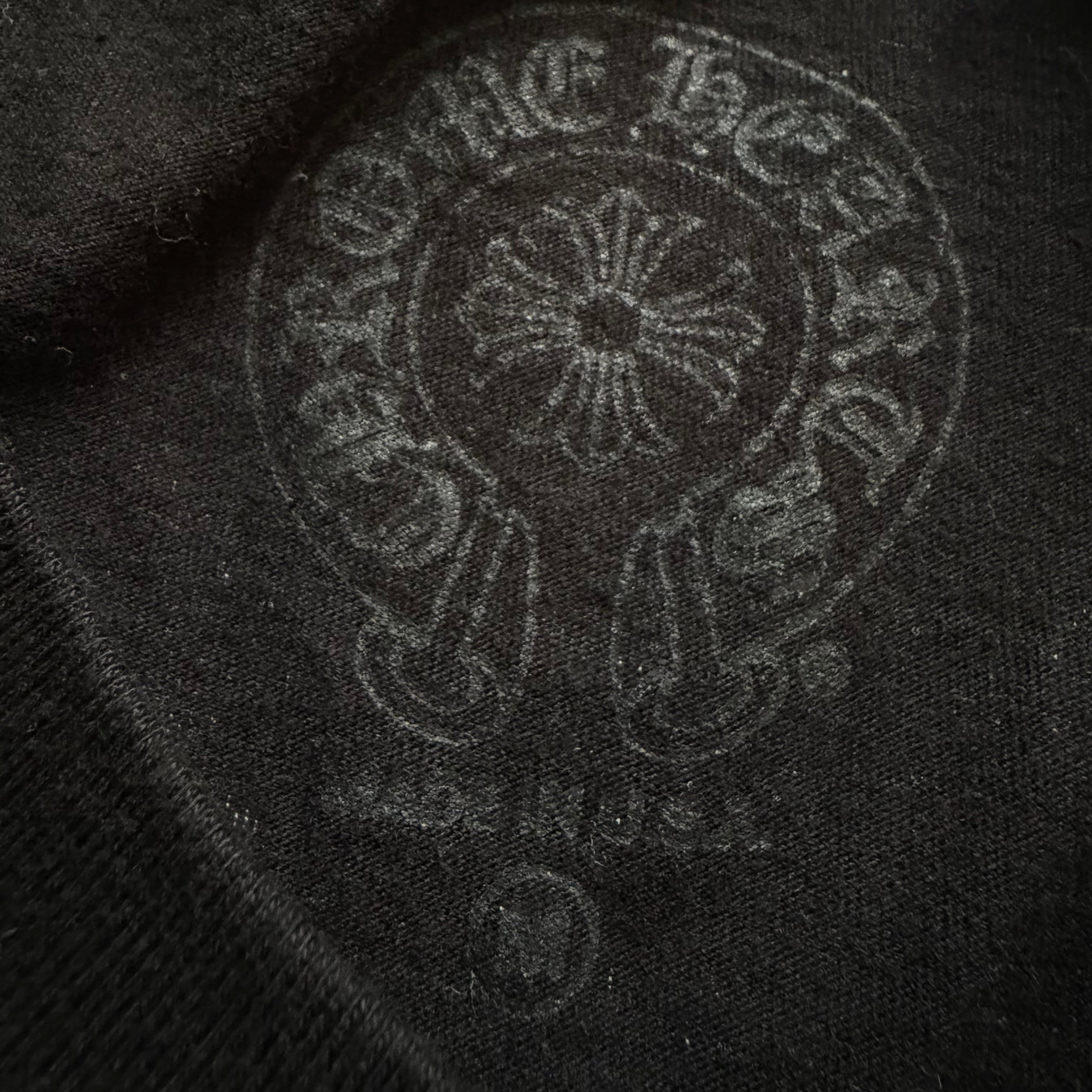 M Black Chrome Hearts USA Shoulder Spellout