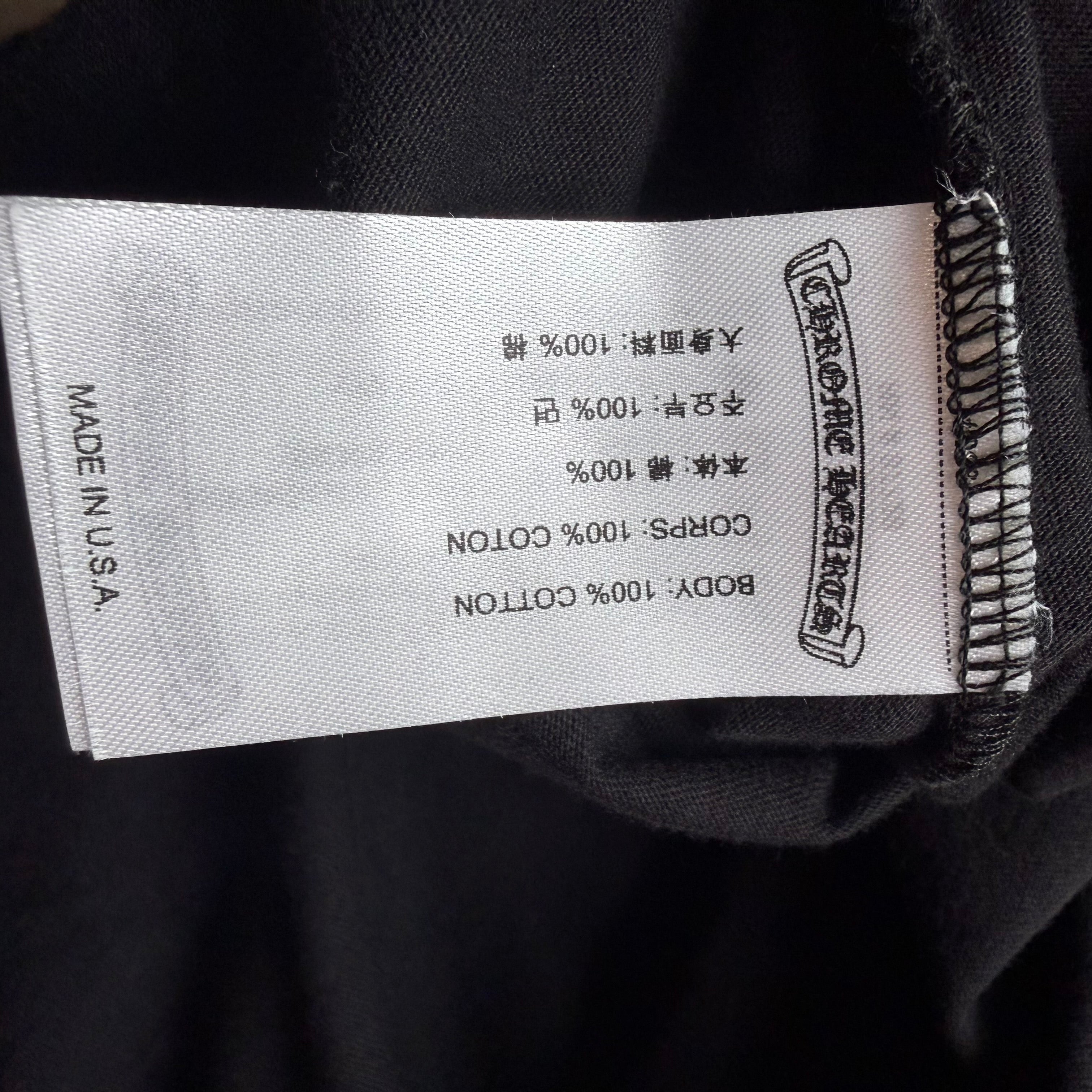 XXL Chrome Hearts Pink Neck Logo Longsleeve