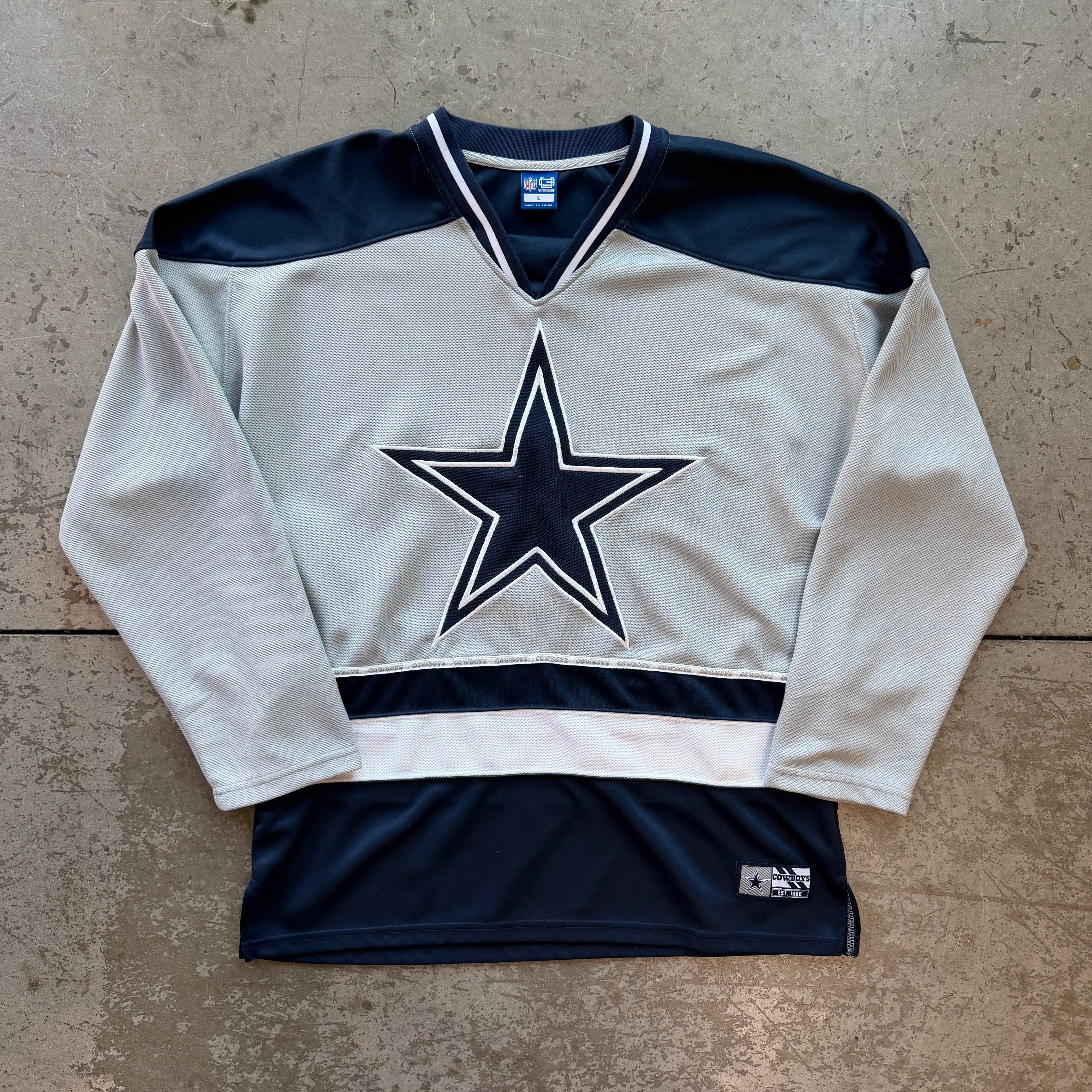 L 00s Cowboys Hockey Jersey