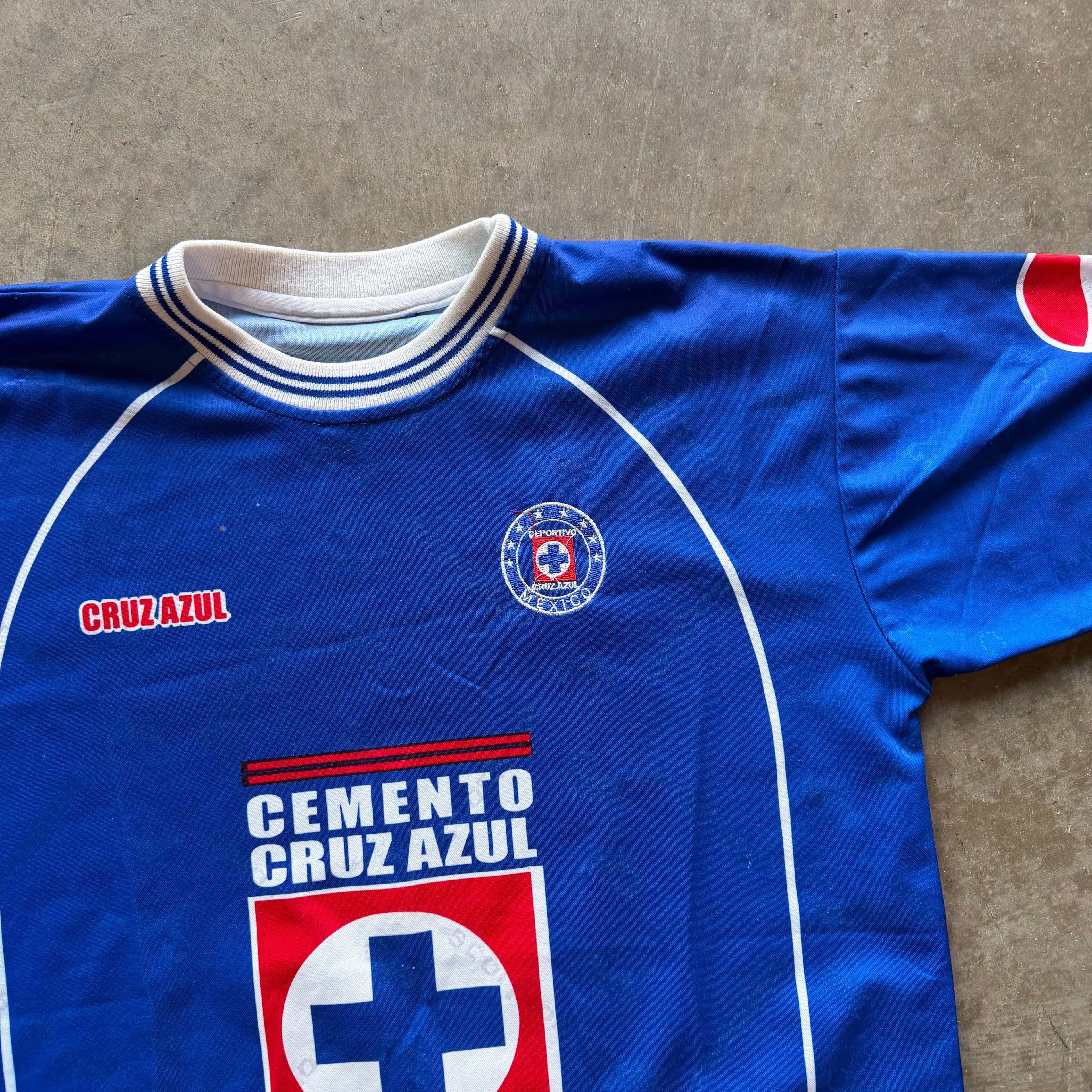 XL Cruz Azulejo Mexico Soccer Jersey