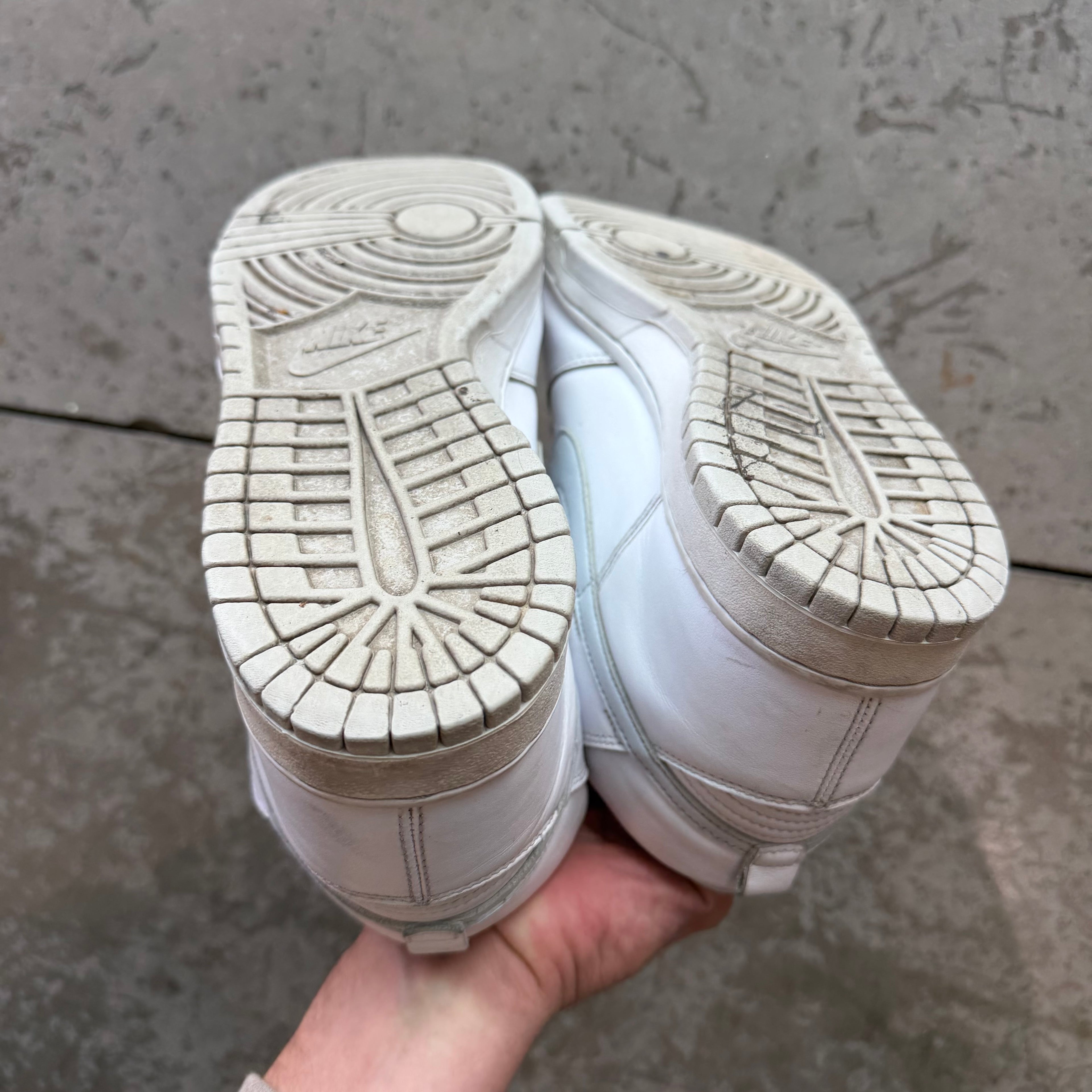 11 Used Nike Dunk High Natural Grey