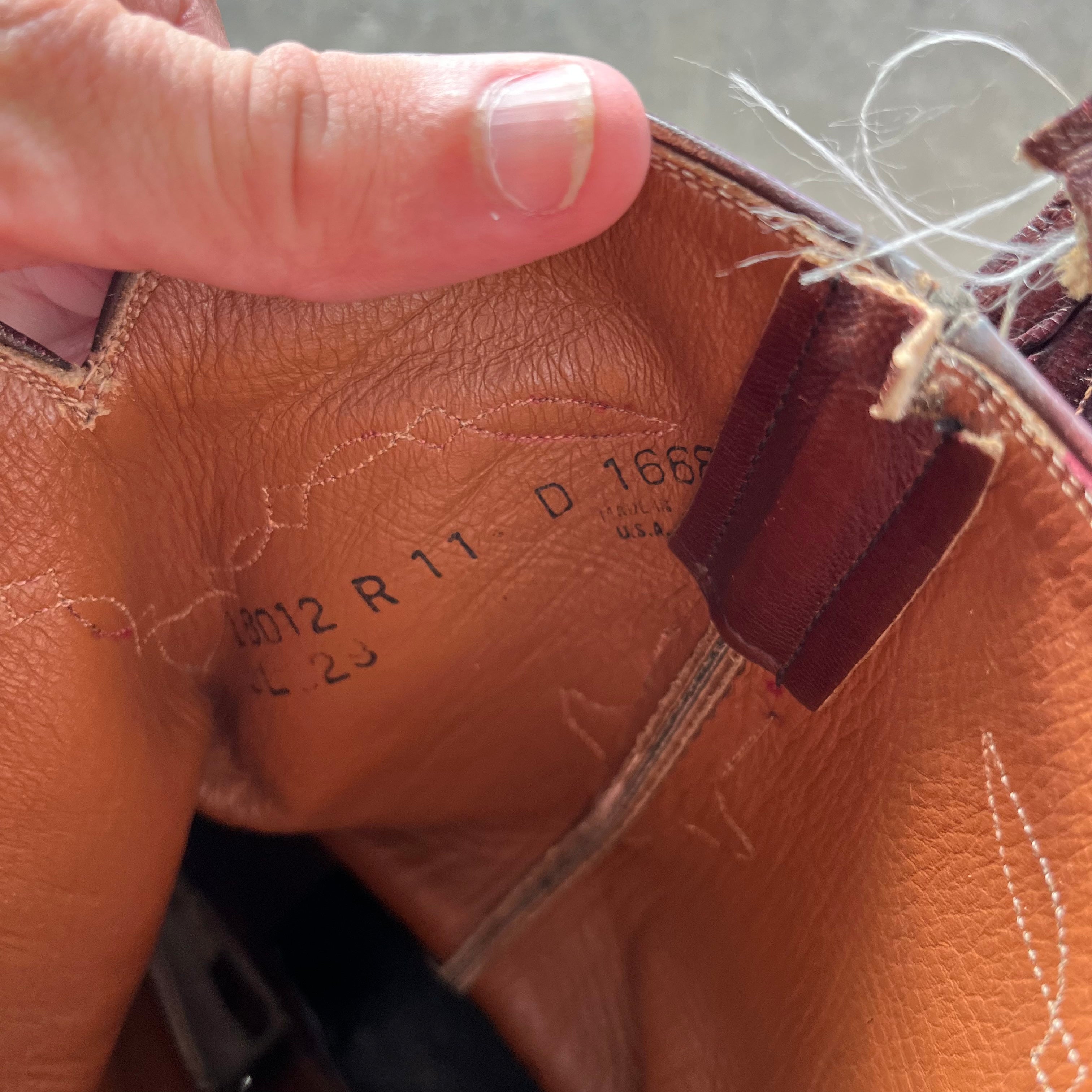 11 Used Smooth Ostrich Lucchese Short Boots