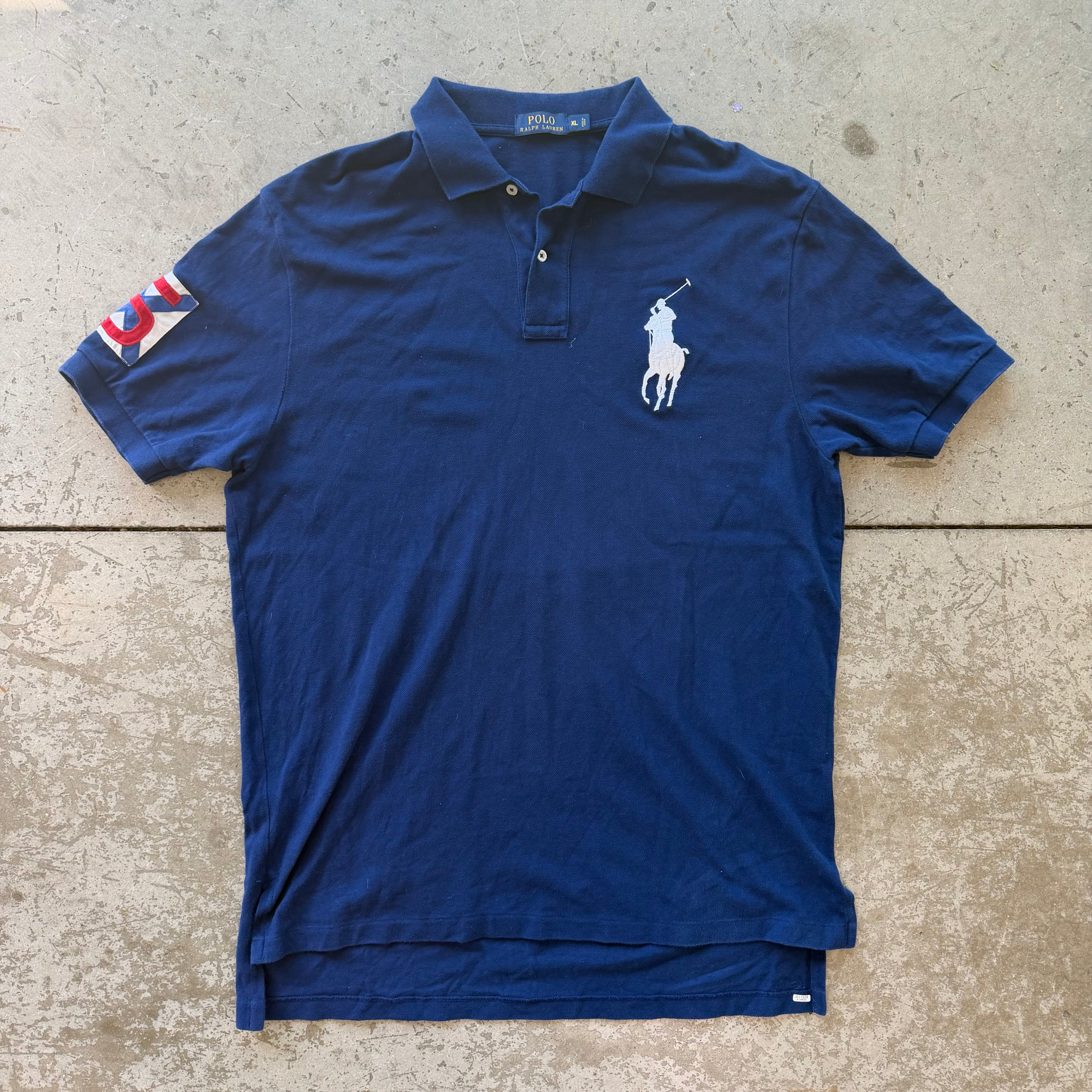 XL Navy Big Horse Polo