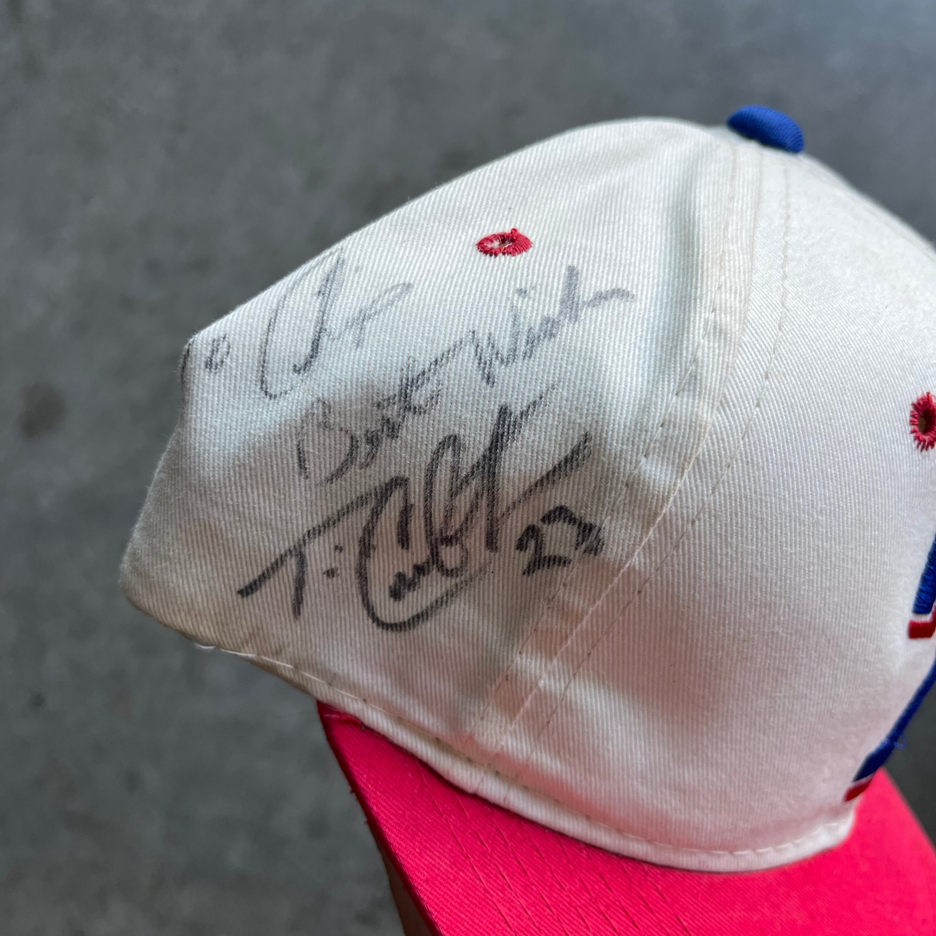 90s Autographed Rangers Snapback
