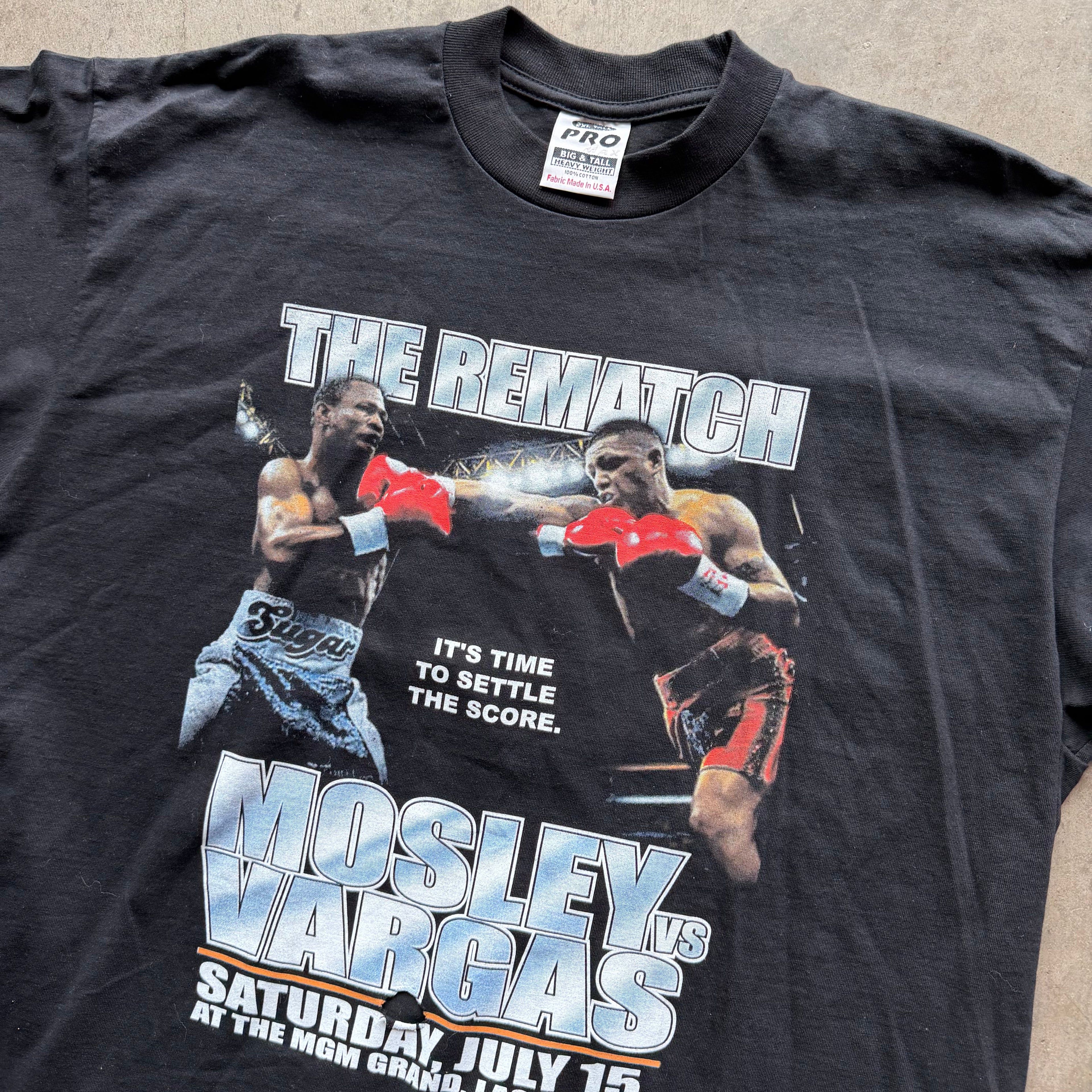 XXL 00s Mosley Vargas Boxing Tee