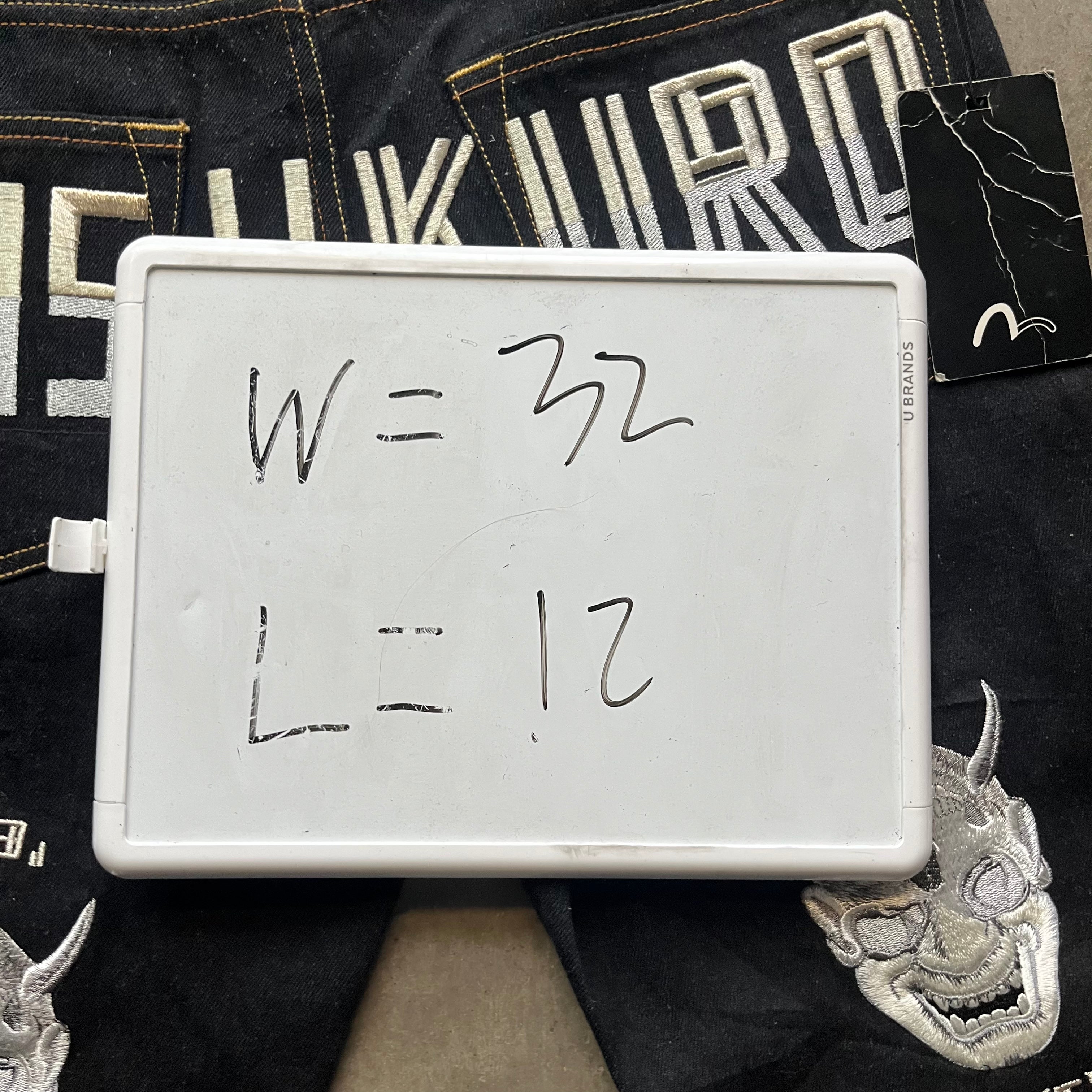 32w Brand New Evisu Kuro Shorts