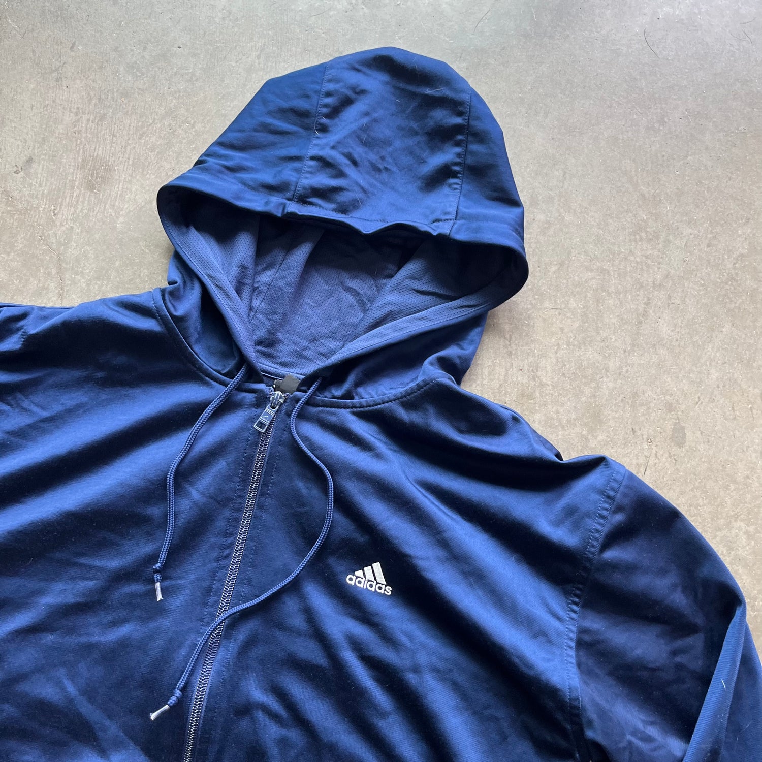 XXL 90s Adidas Full Zip Hoodie
