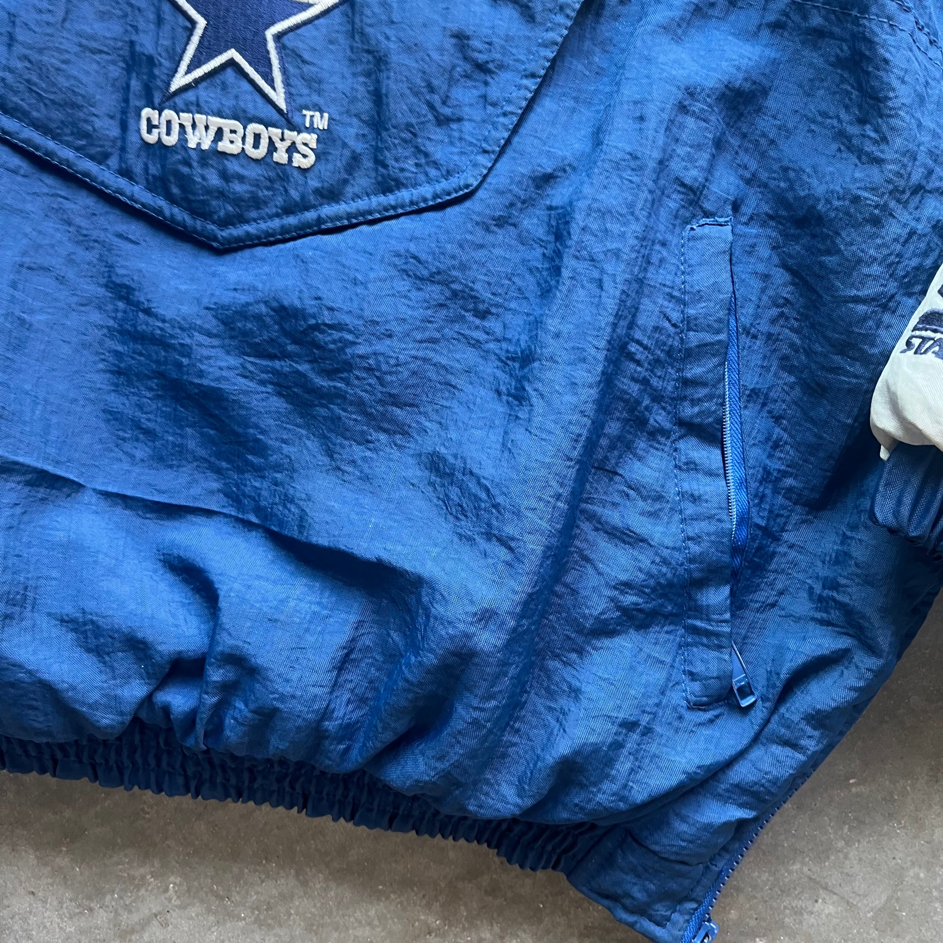 L 90s Cowboys Starter Pullover
