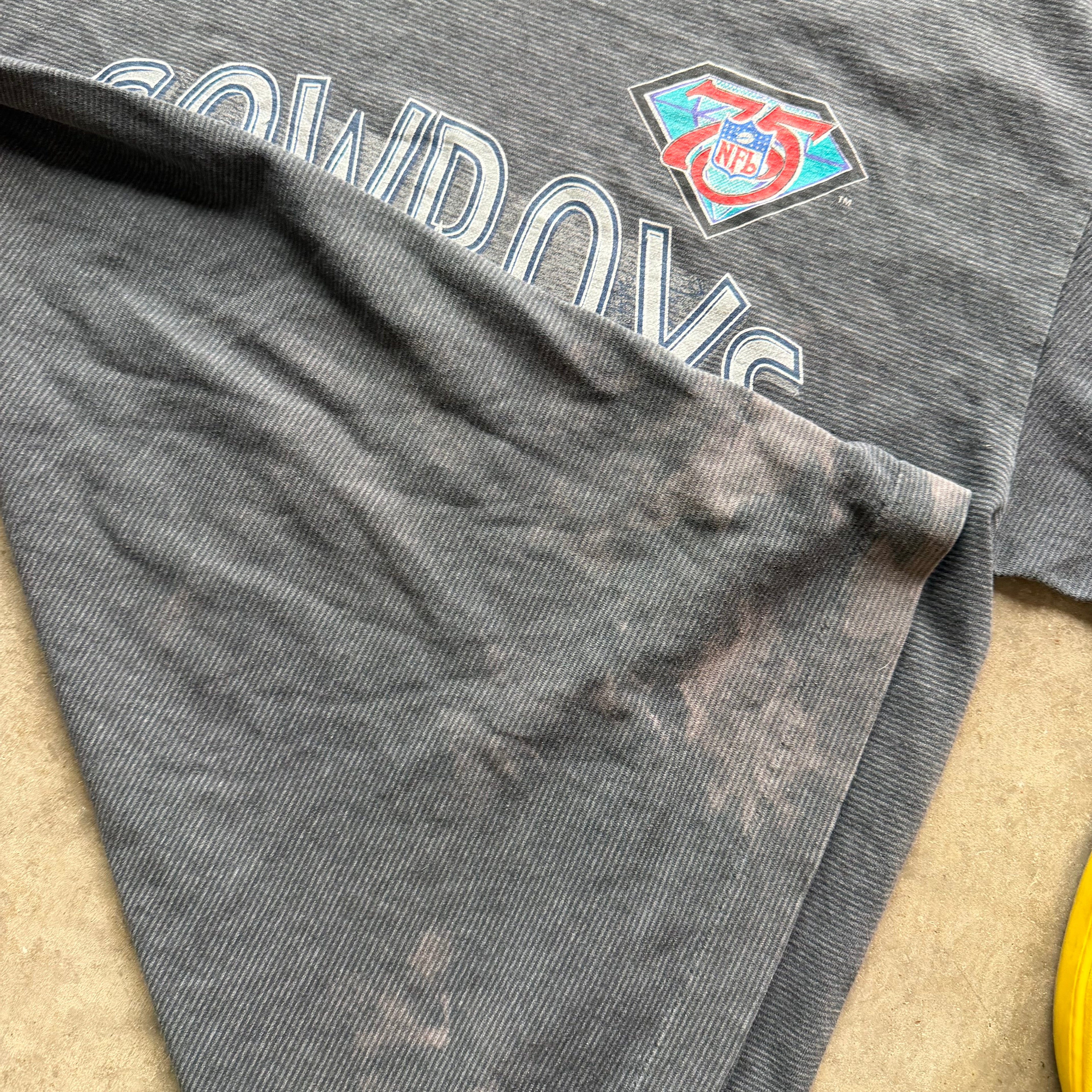 XL 94 Faded Striped Cowboys Tee